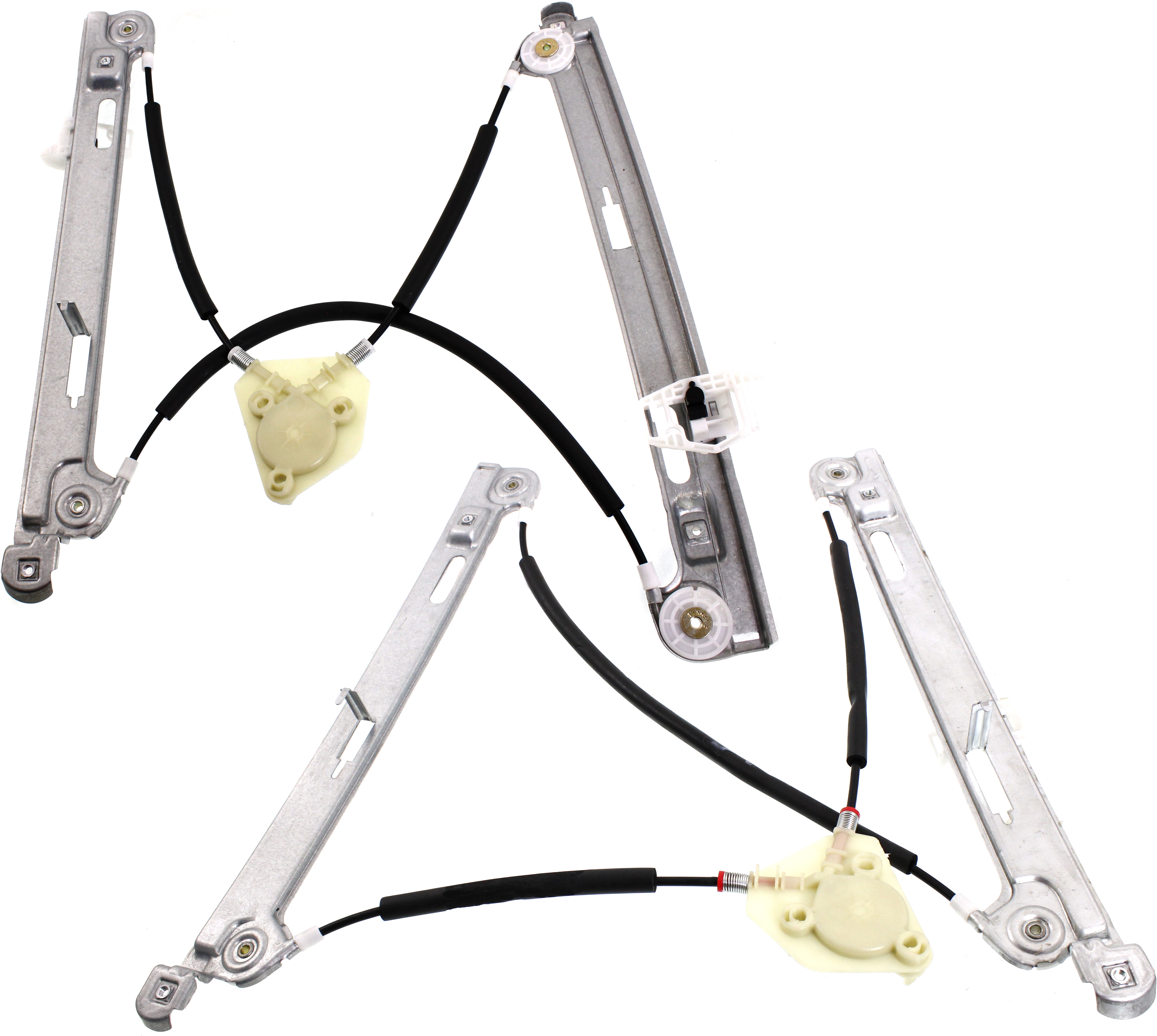 AM COMPASS 08-17 FRONT WINDOW REGULATOR RH AND LH Manual SKU SET REPJ462931 Partslink CH1351173 CH1350173 OEM 68025464AA 68025465AA