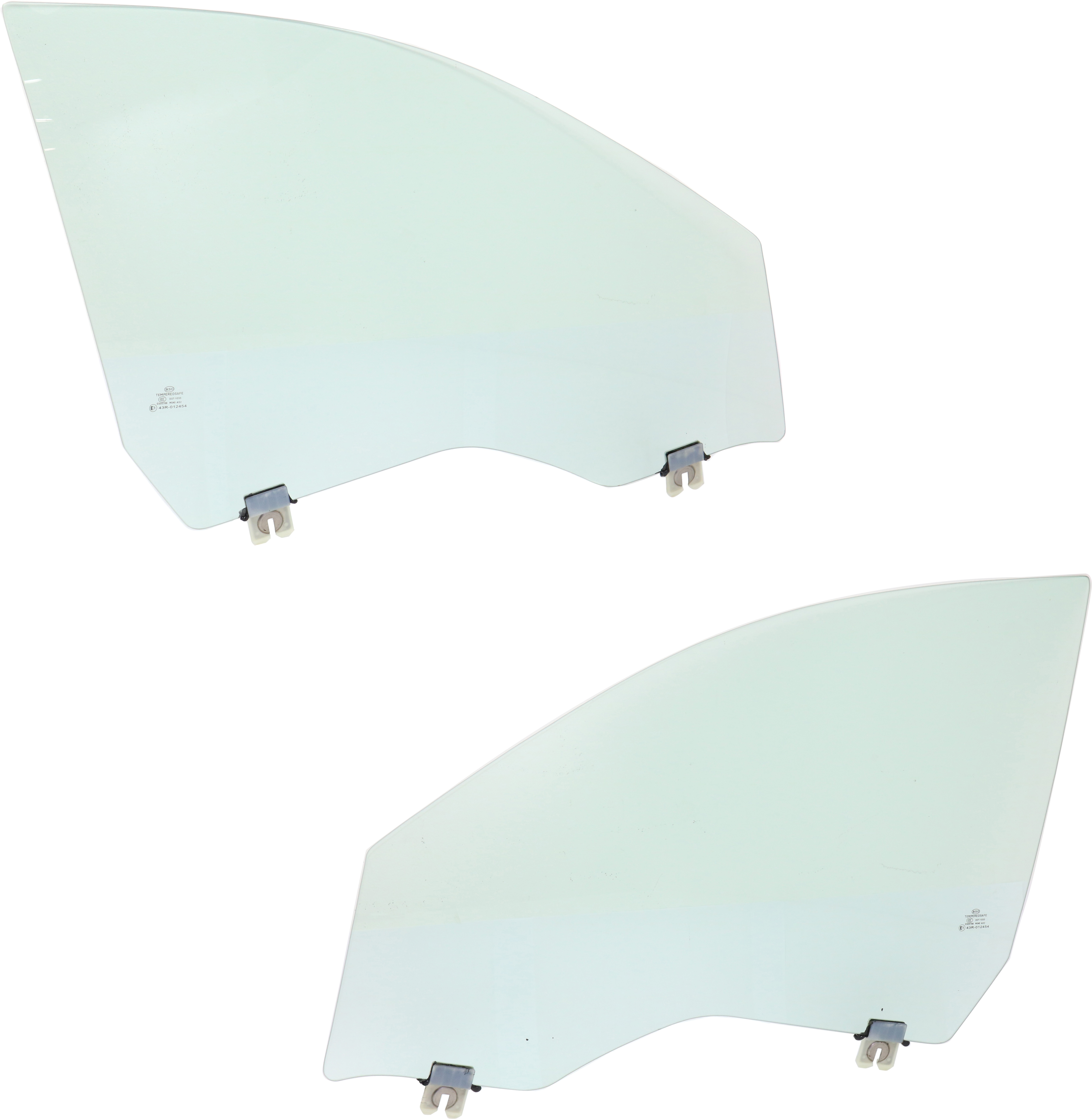 AM JEEP CHEROKEE 14-23 FRONT DOOR GLASS RH AND LH No Tint Non Laminated SKU SET REPJ480107 OEM 68104584AC DD12197GTYN 6810458