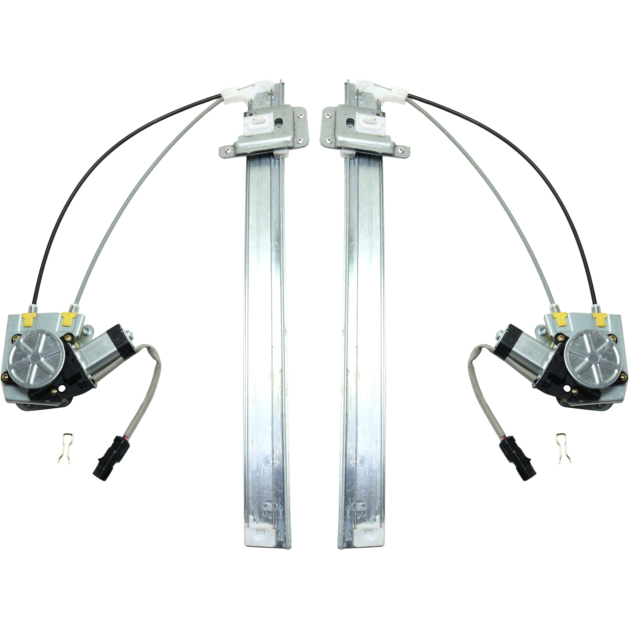 AM LIBERTY 02-06 REAR WINDOW REGULATOR RH AND LH Power w Motor SKU SET REPJ491707 Partslink CH1551111 CH1550111 OEM 68059646AA 55360034AJ 68059647