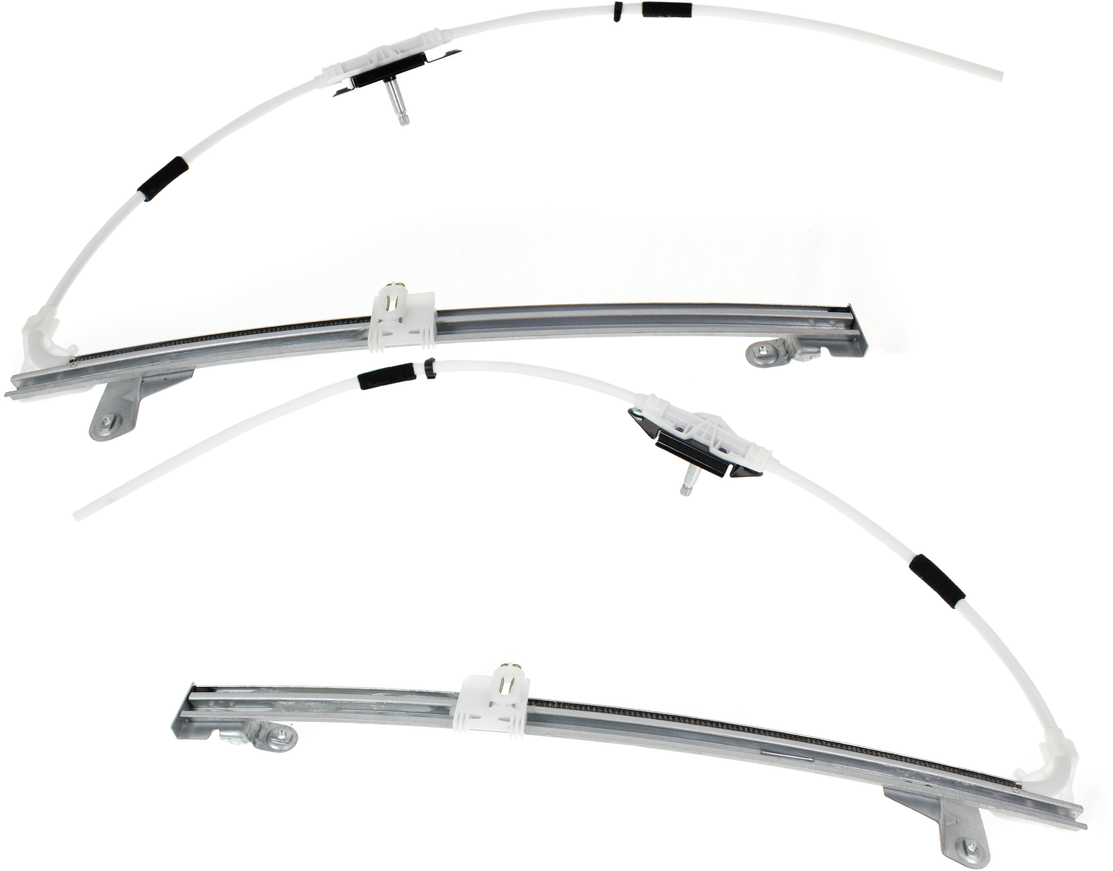 AM LIBERTY 02-04 REAR WINDOW REGULATOR RH AND LH Manual SKU SET REPJ491727 OEM 55360036AF 55360037AF
