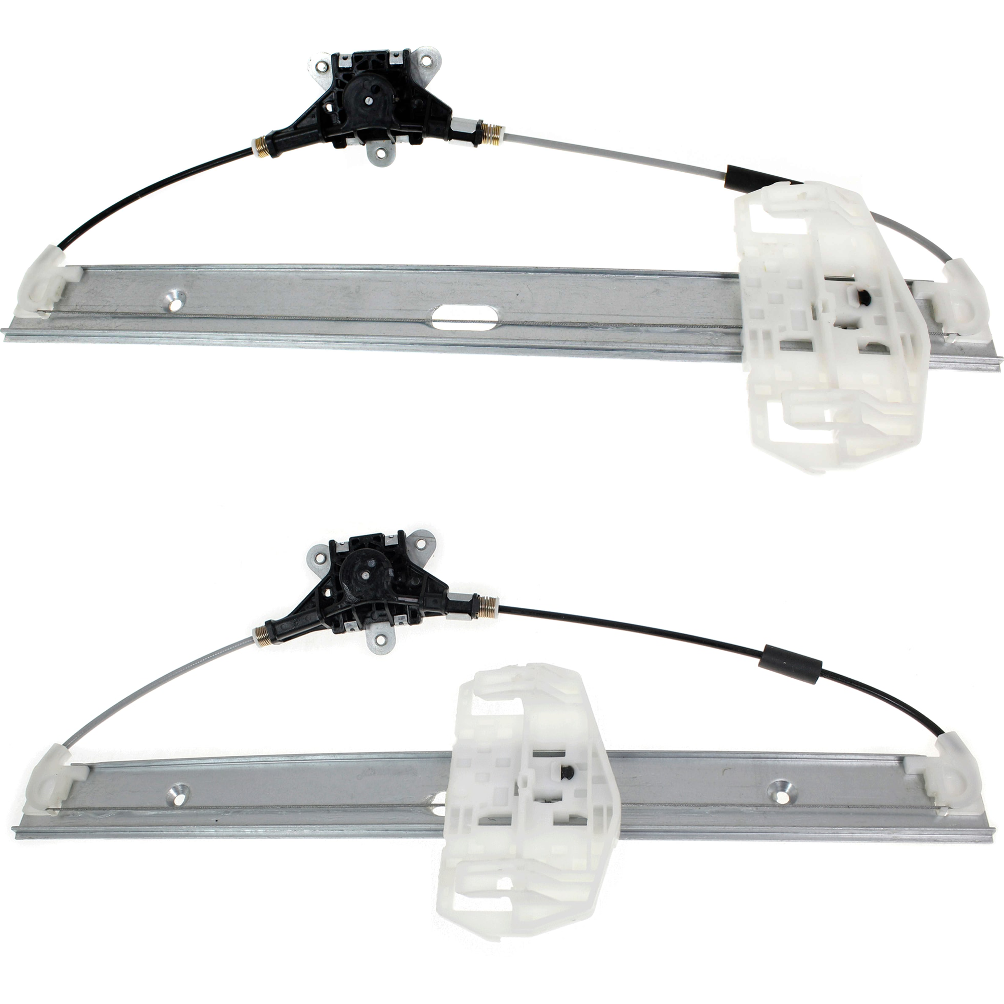 AM WRANGLER JK 07-18 FRONT AND REAR WINDOW REGULATOR RH Manual Full Door Type SKU SET REPJ491733 A OEM 68018024AA 68018028AA