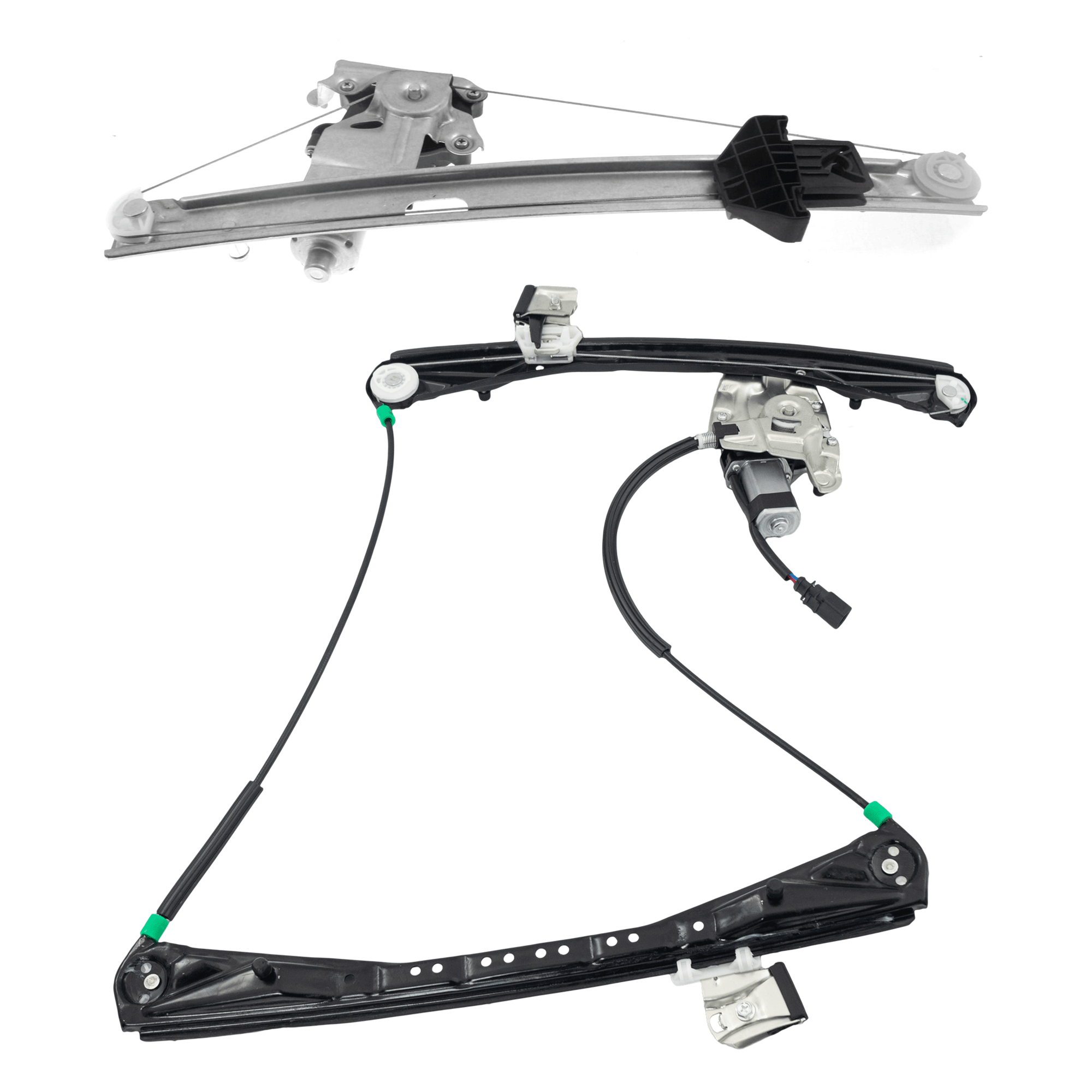 AM S TYPE 00-02 FRONT AND REAR WINDOW REGULATOR RH Power w Motor SKU SET REPJ491739 B Partslink FO1351142 OEM XR848084 PFM XR848088 YW4Z5423