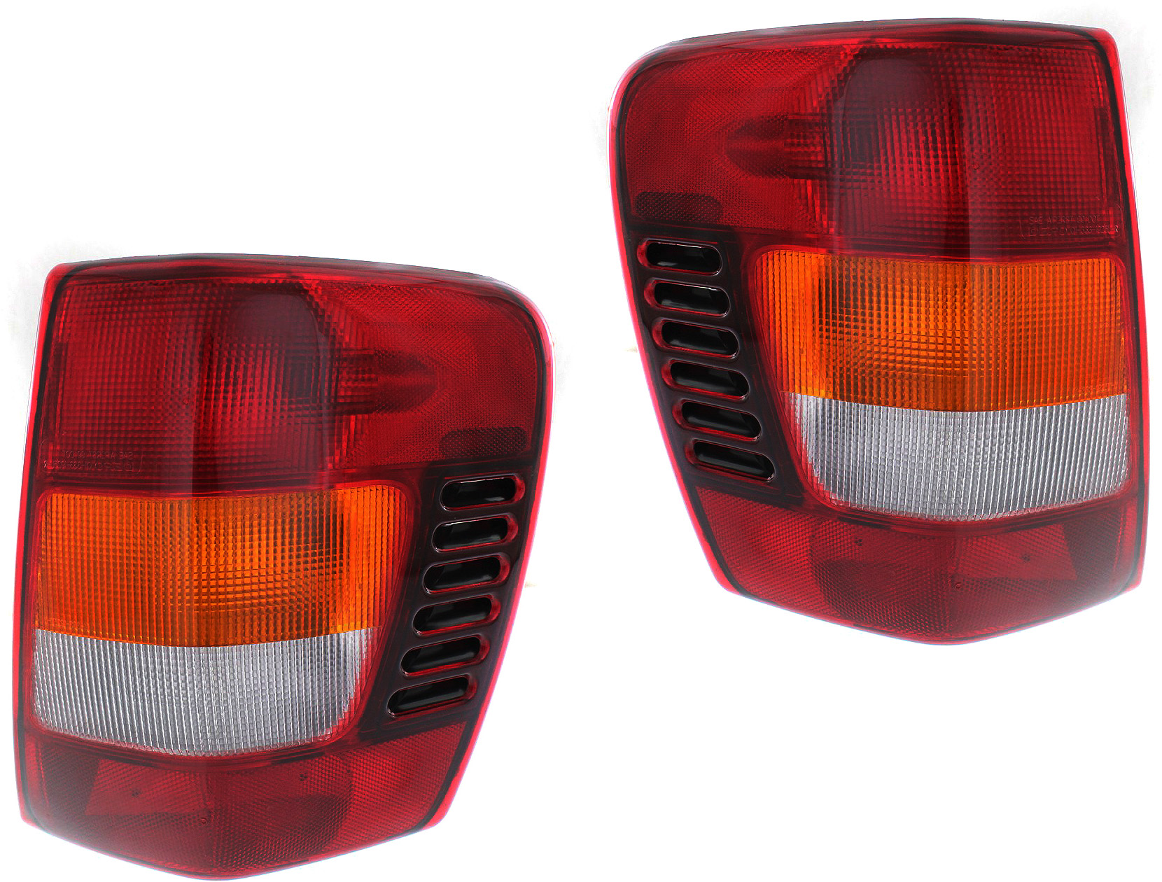 AM GRAND CHEROKEE 02-04 TAIL LAMP RH AND LH Assembly From 11-01 SKU SET REPJ730141 Partslink CH2801150 CH2800150 OEM 55155138AJ PFM 55155138AH PFM