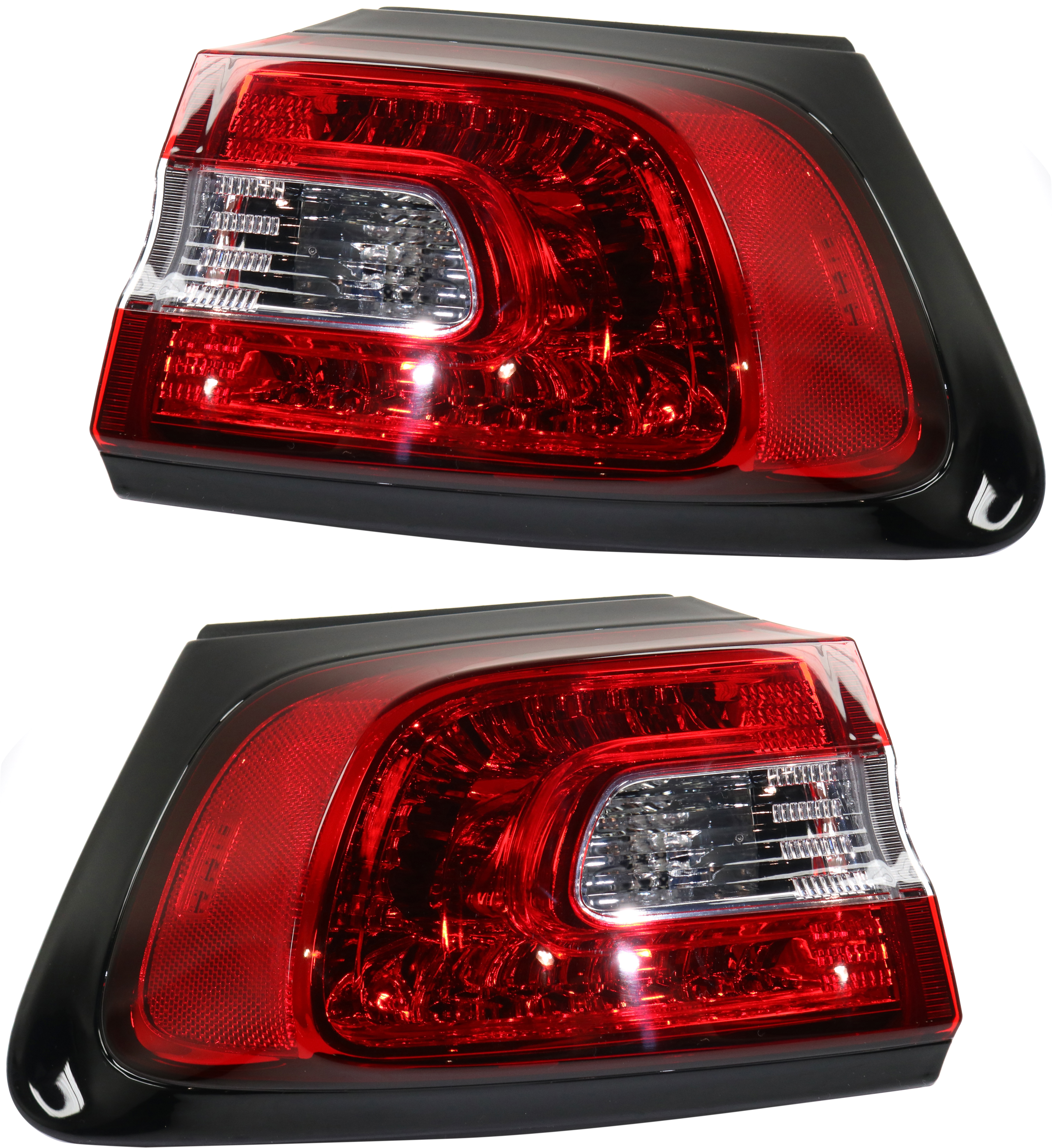 AM CHEROKEE 14-18 TAIL LAMP RH AND LH Outer Assembly CAPA SKU SET REPJ730157Q Partslink CH2805107C CH2804107C OEM 68102906AF 68102907AF