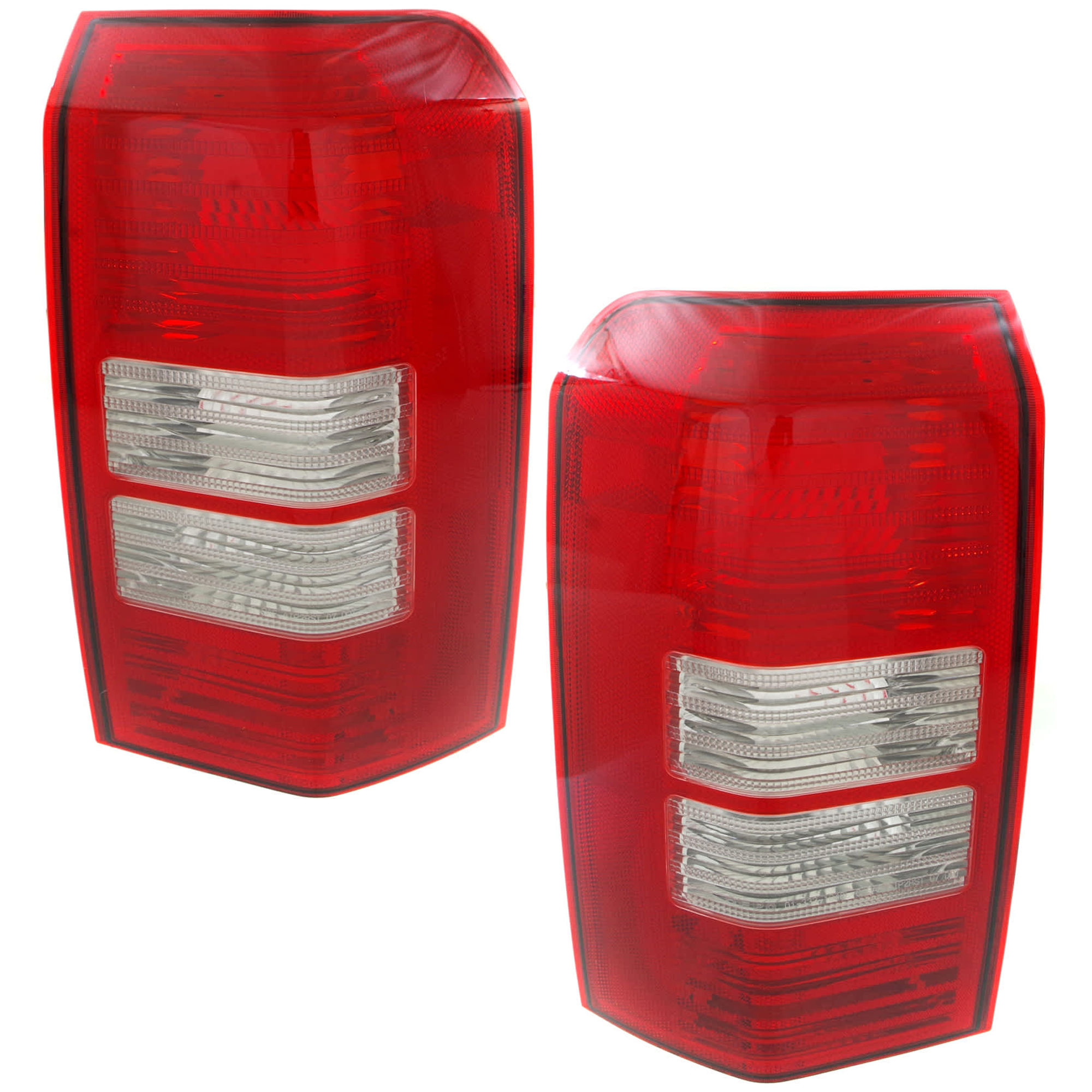 AM PATRIOT 08-17 TAIL LAMP RH AND LH Lens and Housing SKU SET REPJ730171 Partslink CH2800181 CH2801181 OEM 5160364AG 5160365AG