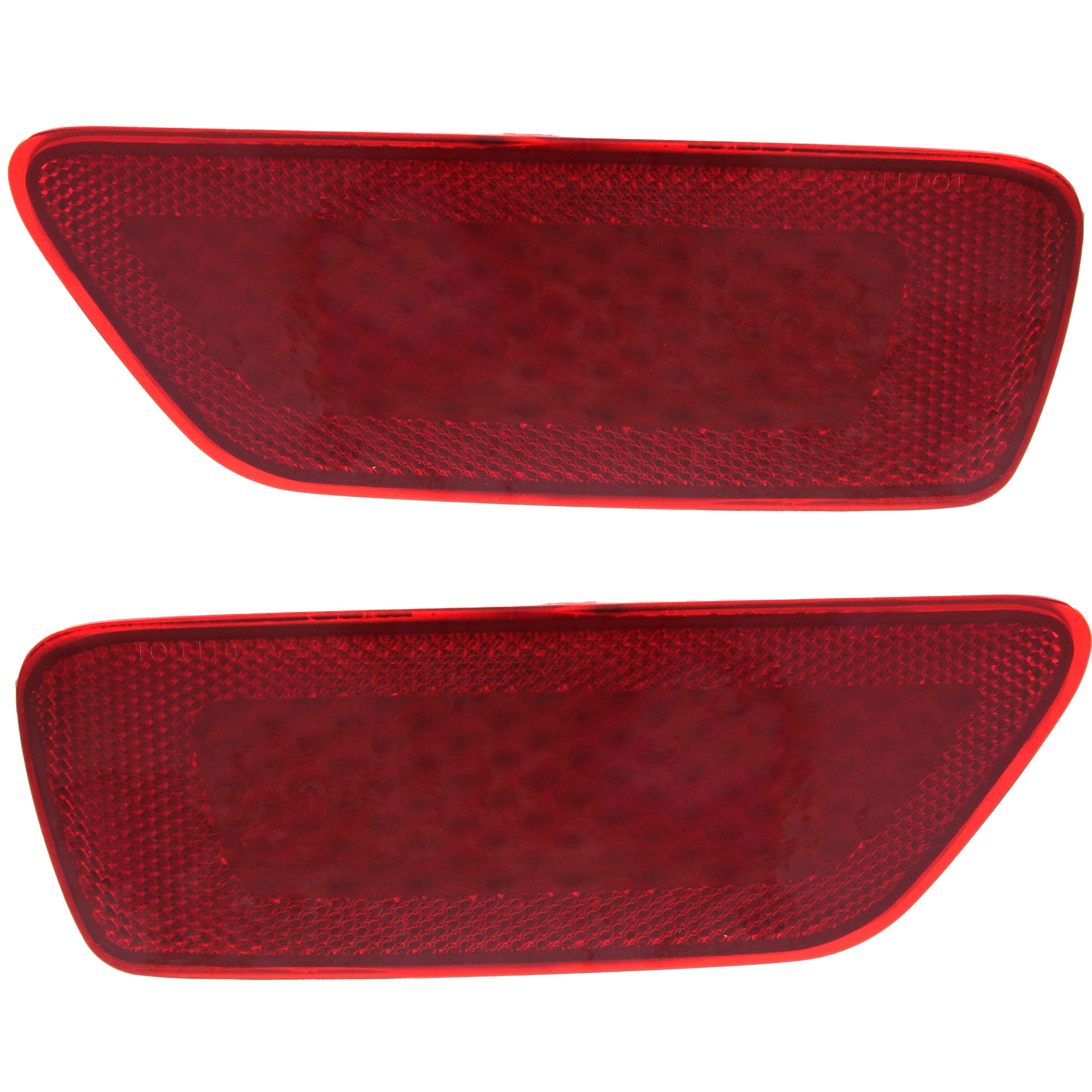 AM COMPASS 11-17 JOURNEY 11-20 REAR BUMPER REFLECTOR RH AND LH SKU SET REPJ731901 Partslink CH1185100 CH1184100 OEM 57010720AC 57010721AC
