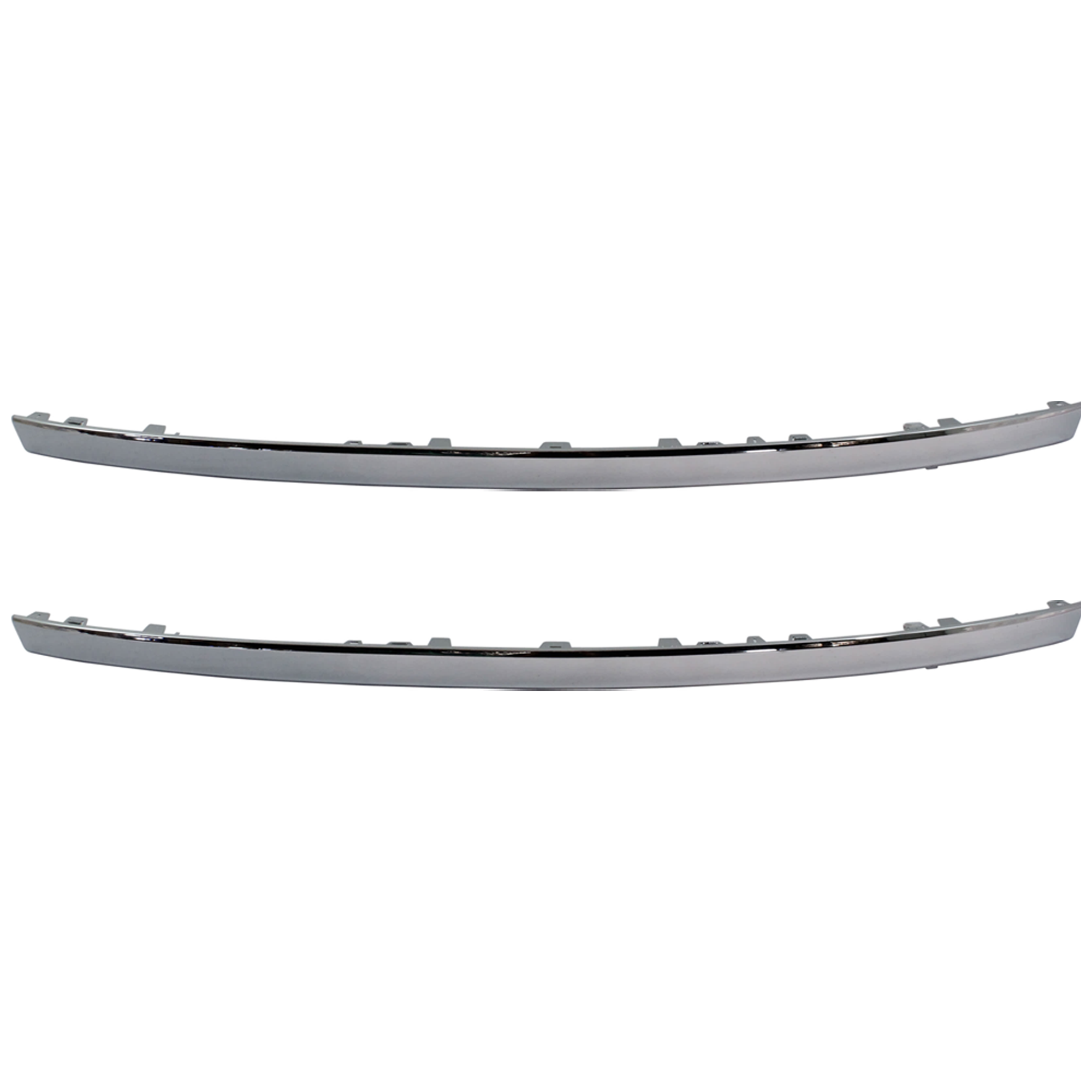 AM GRAND CHEROKEE 05-07 REAR BUMPER MOLDING RH AND LH Chrome w o Parking Aid SKU SET REPJ763502-2