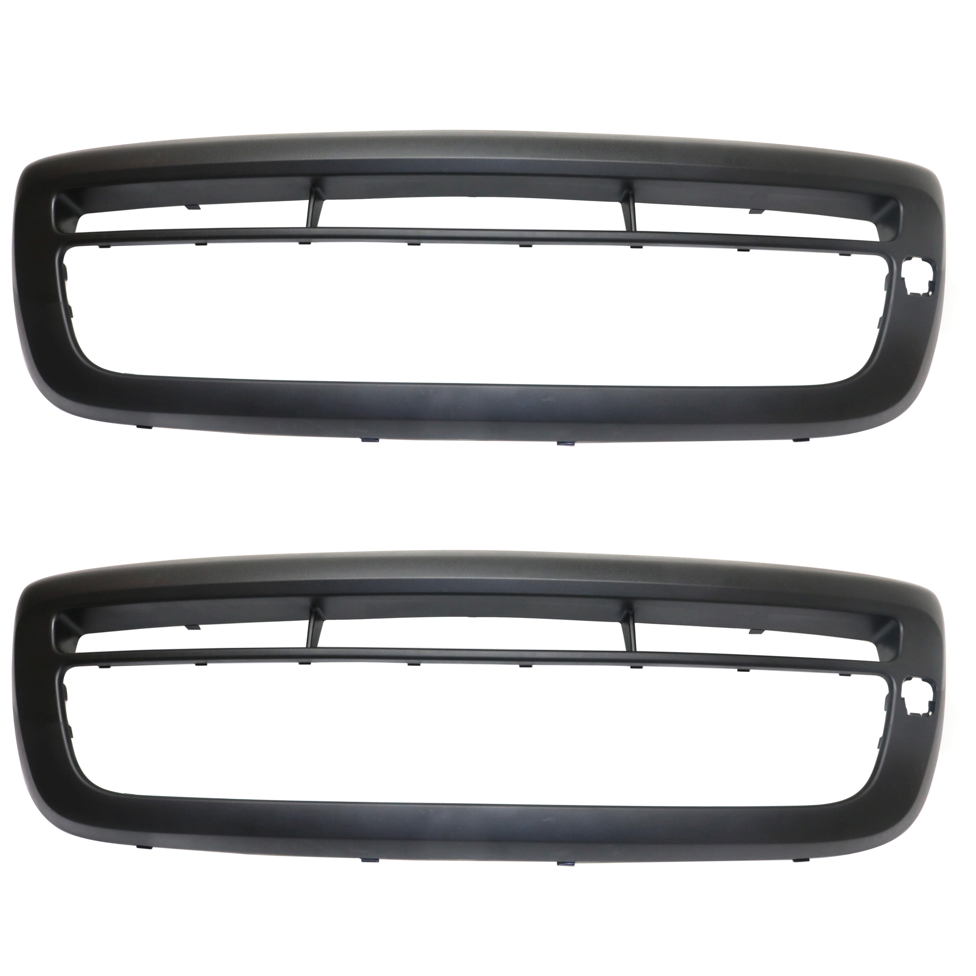 AM SOUL 12-13 FRONT BUMPER MOLDING RH AND LH Textured Dark Gray CAPA SKU SET REPK015901Q 2 Partslink KI1044100C OEM 865122K500