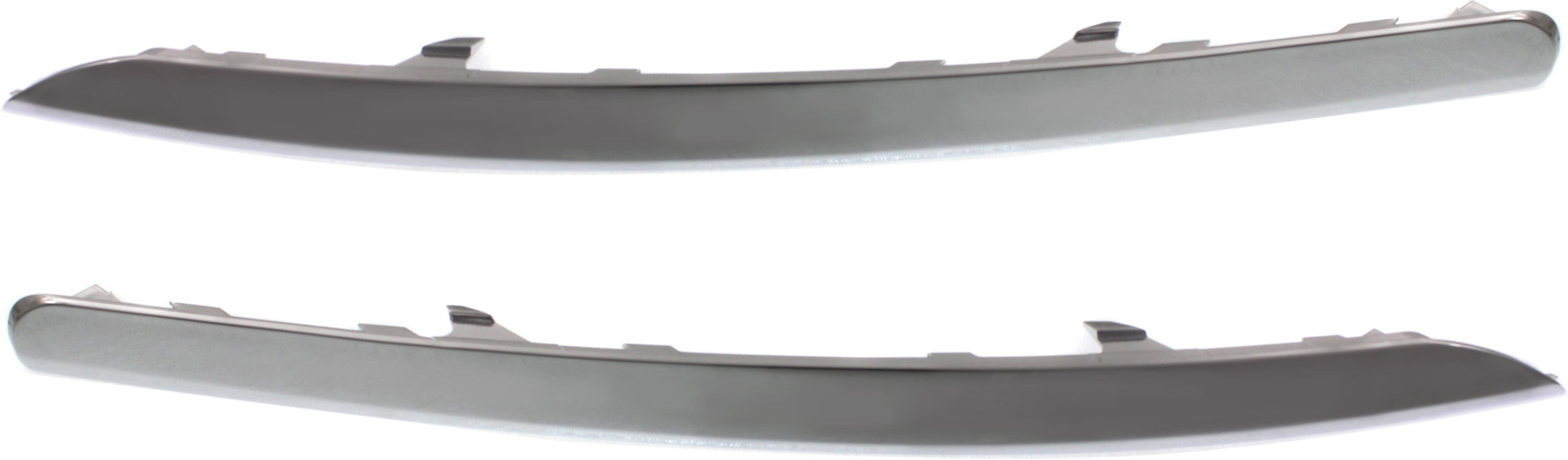 AM SPORTAGE 11-16 FRONT BUMPER MOLDING RH AND LH Chrome SKU SET REPK016103 Partslink KI1046103 KI1047103 OEM 865813W000-865823W000