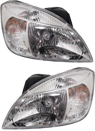 AM RIO RIO5-09-11 HEAD LAMP RH AND LH Assembly Halogen Type 1 Hatchback Sedan SKU SET REPK100111 Partslink KI2503142 KI2502142 OEM 921021G011-921011G011