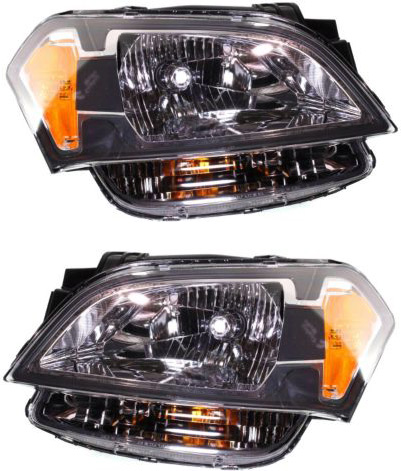 AM SOUL 10-11 HEAD LAMP RH AND LH Assembly Halogen SKU SET REPK100117 Partslink KI2503139 KI2502139 OEM 921022K030-921012K030