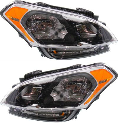 AM SOUL 12-13 HEAD LAMP RH AND LH Assembly Halogen w Auto ON OFF SKU SET REPK100127 Partslink KI2503152 KI2502152 OEM 921022K540-921012K540