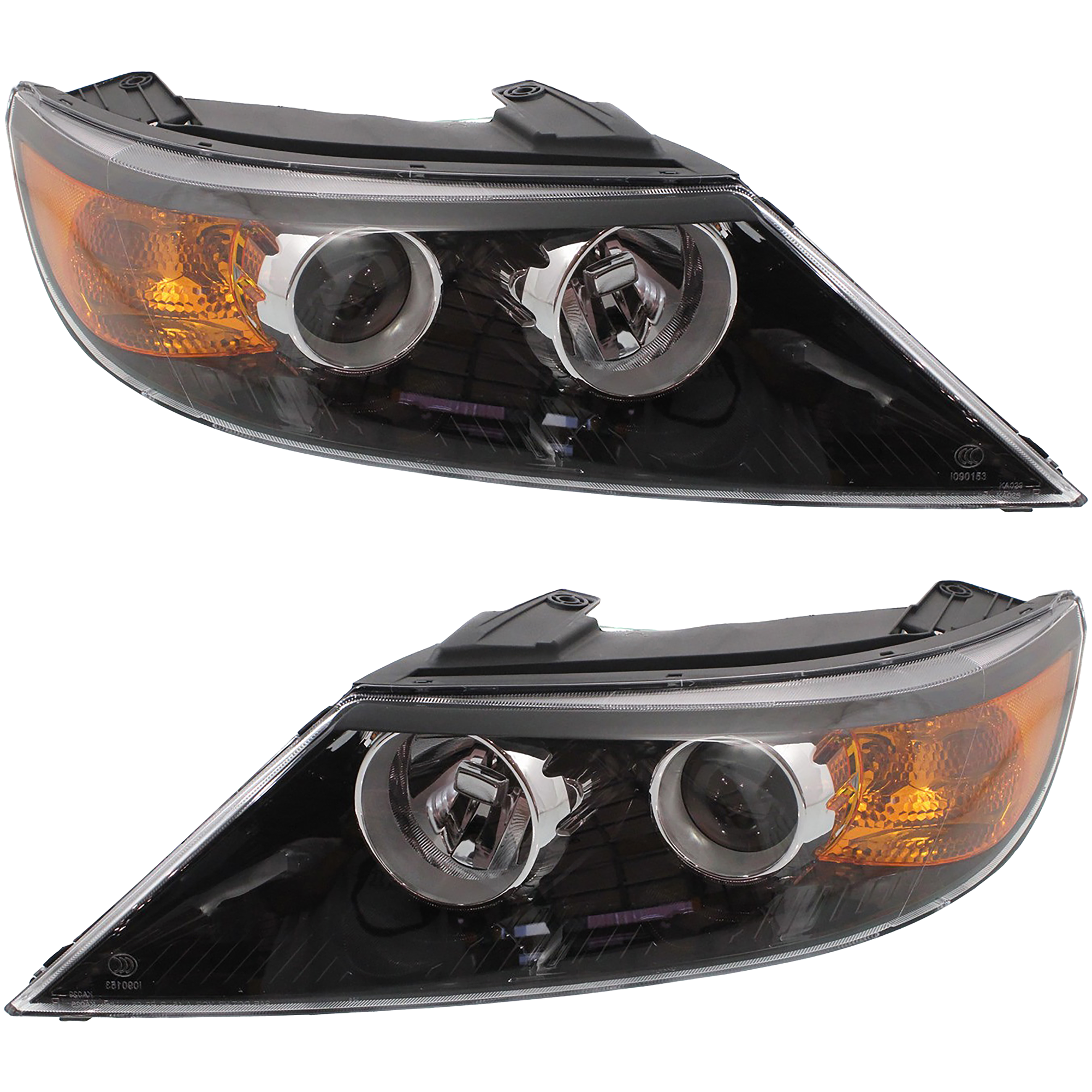 AM SORENTO 11-13 HEAD LAMP RH AND LH Assembly Halogen SKU SET REPK100129 Partslink KI2503143 KI2502143 OEM 921021U200-921011U200