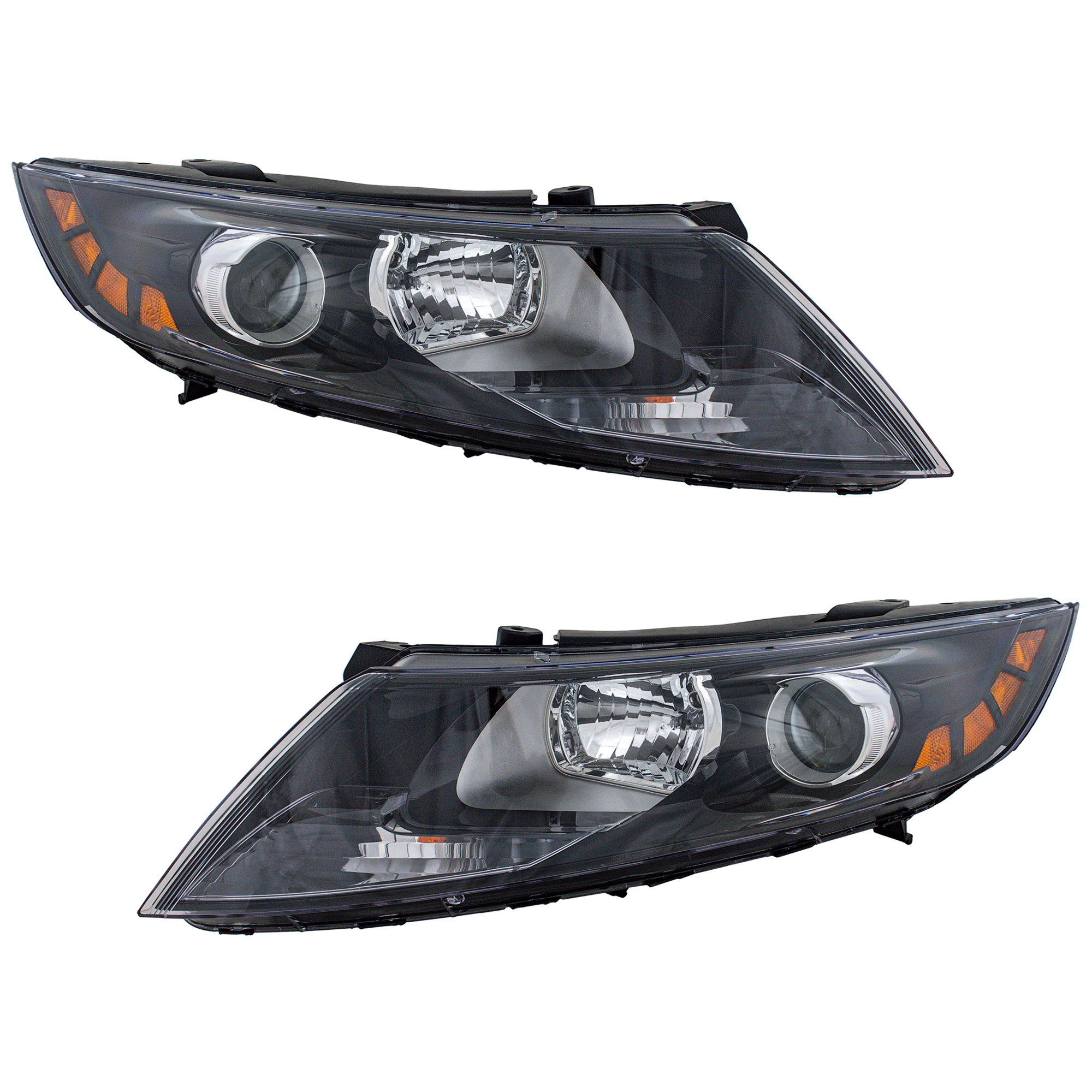 AM OPTIMA 11-13 HEAD LAMP RH AND LH Assembly Halogen Exc. Hybrid Models Korea Built Vehicle From 12-6-10 SKU SET REPK100133 Partslink KI2503155 KI2502155 OEM 921022T121-921012T121