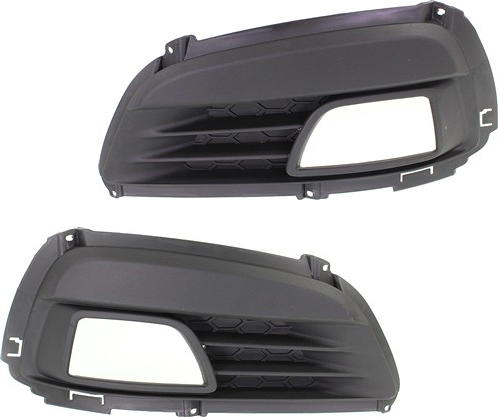 AM OPTIMA 09-10 FRONT FOG LAMP MOLDING RH AND LH Primed w Fog Light Hole New Body Style SKU SET REPK107503 Partslink KI1039106 KI1038106 OEM 865642G500-865632G500