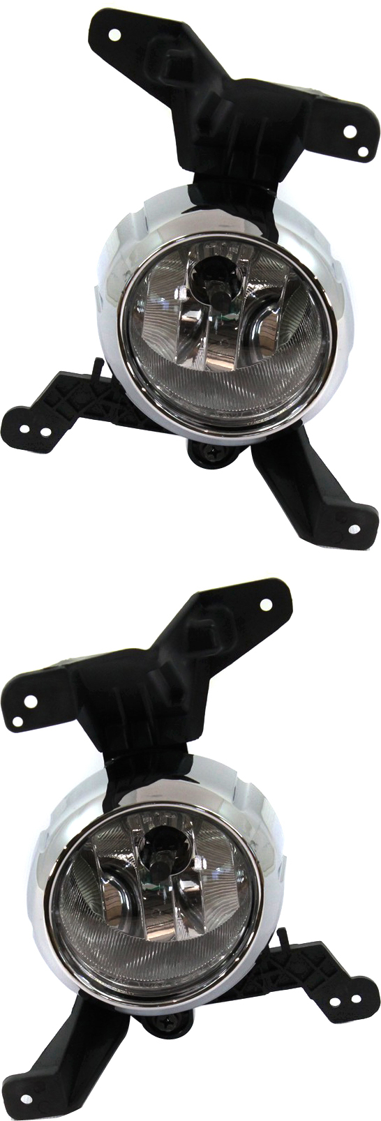 AM SORENTO 11-13 FRONT FOG LAMP RH AND LH Assembly Clear Lens w o Sport Pkg. CAPA SKU SET REPK107507Q Partslink KI2593122C KI2592122C OEM 922021U000-922011U000