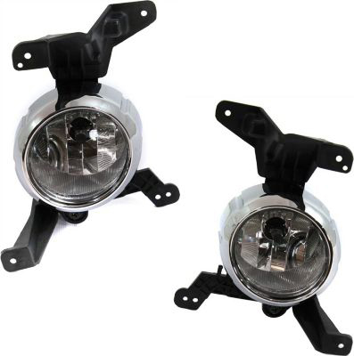 AM SORENTO 11-13 FRONT FOG LAMP RH AND LH Assembly Clear Lens w o Sport Pkg. SKU SET REPK107507 Partslink KI2593122 KI2592122 OEM 922021U000-922011U000