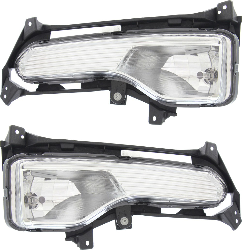 AM SORENTO 11-13 FRONT FOG LAMP RH AND LH Assembly w Sport Pkg. SKU SET REPK107535 Partslink KI2593130 KI2592130 OEM 922021U200-922011U200