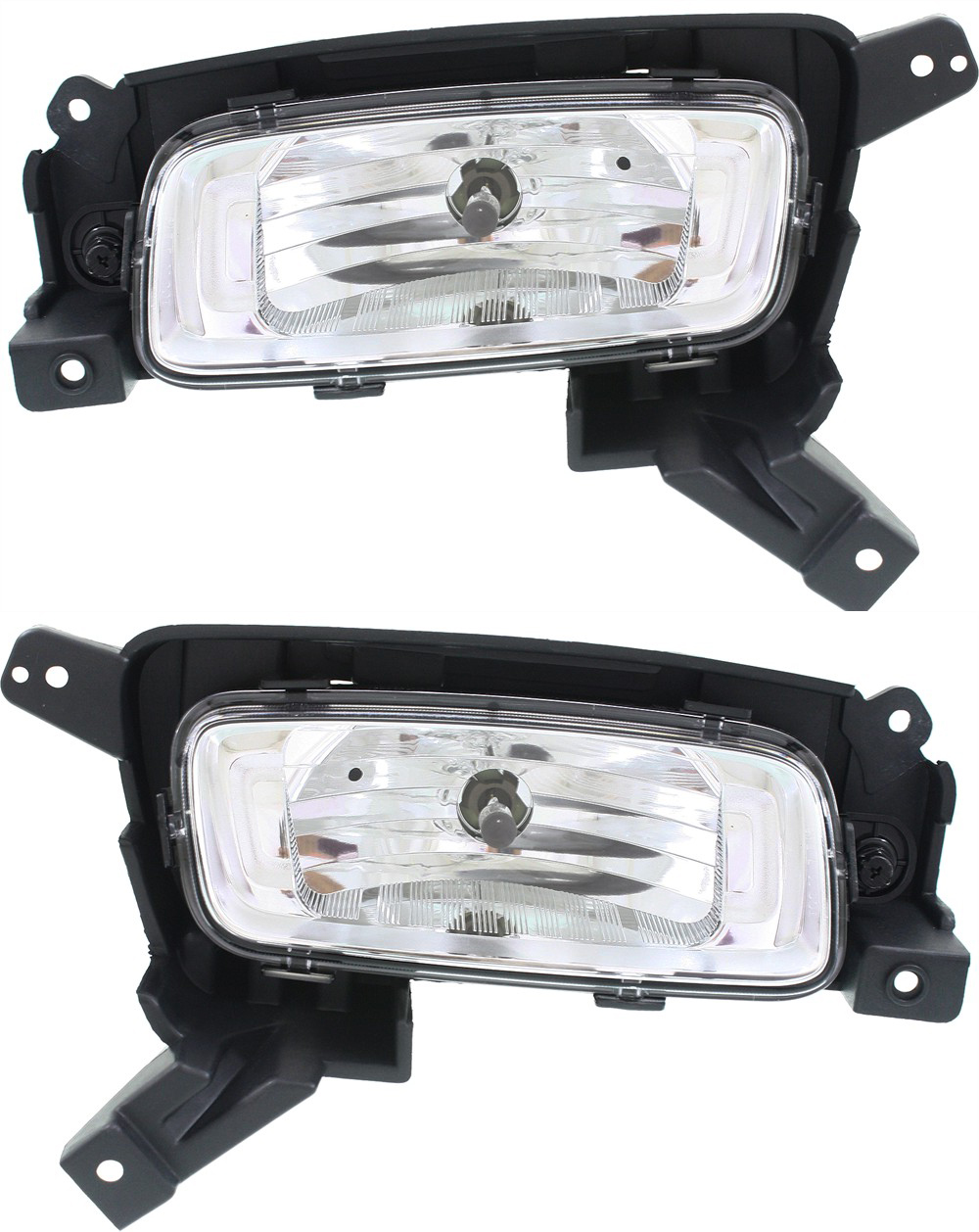 AM SORENTO 14-15 FRONT FOG LAMP RH AND LH Assembly w o Sport Pkg. CAPA SKU SET REPK107537Q Partslink KI2592128C KI2593128C OEM 922011U500-922021U500