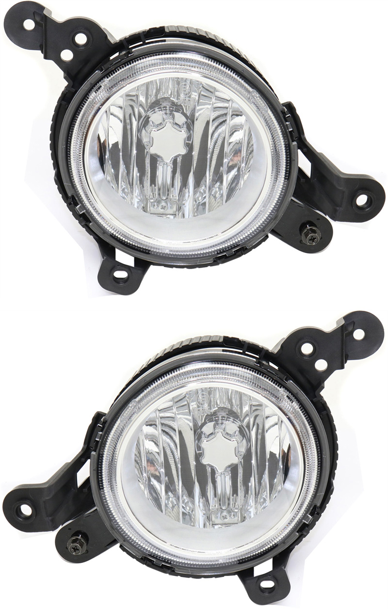 AM SOUL 14-16 FRONT FOG LAMP RH AND LH Assembly Halogen w o driving assist system SKU SET REPK107553 Partslink KI2593154 KI2592154 OEM 92202B2020-92201B2020
