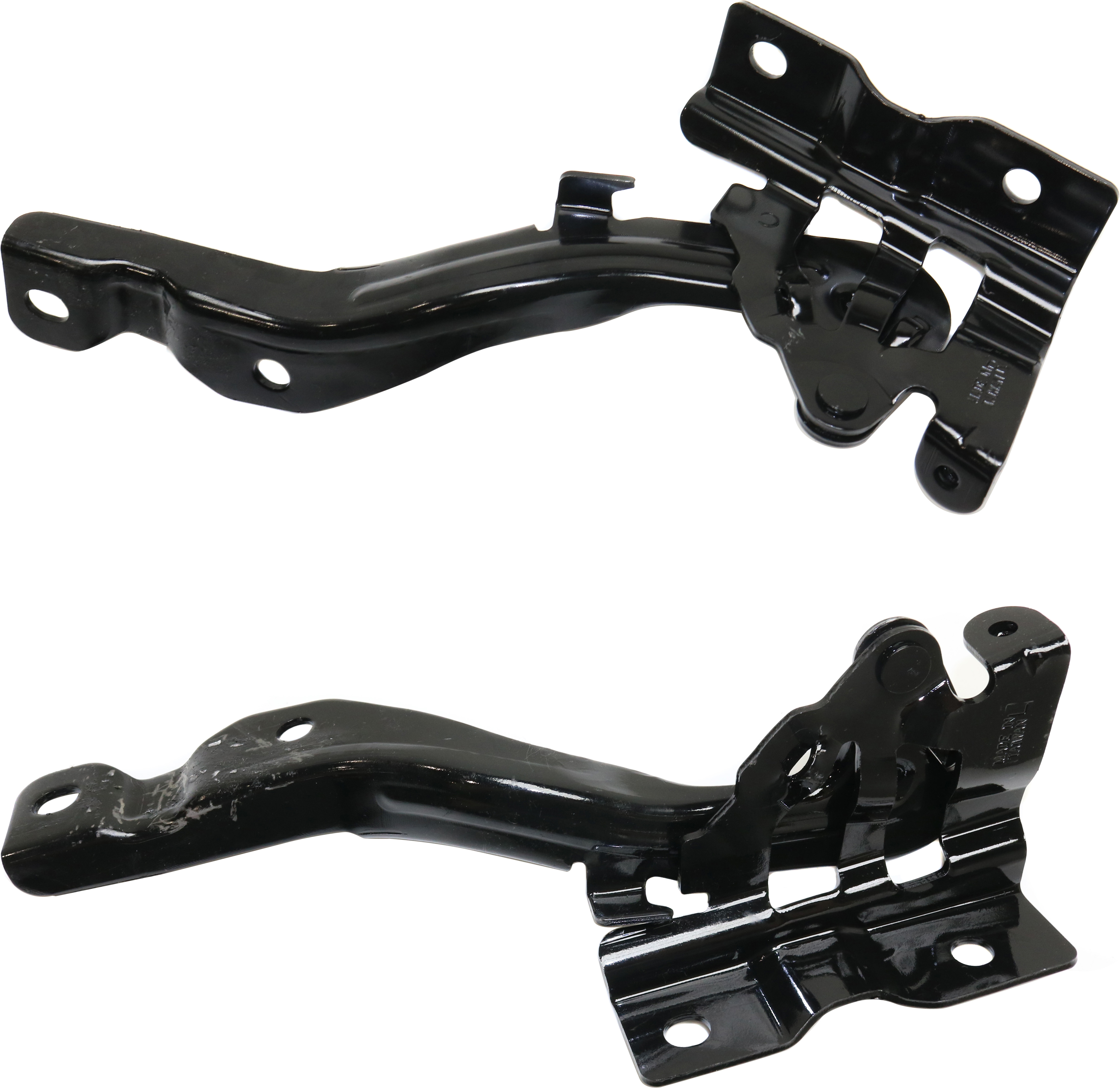 AM RIO 12-17 HOOD HINGE RH AND LH Hatchback Sedan SKU SET REPK130519 Partslink KI1236125 KI1236126 OEM 791201W000-791101W000