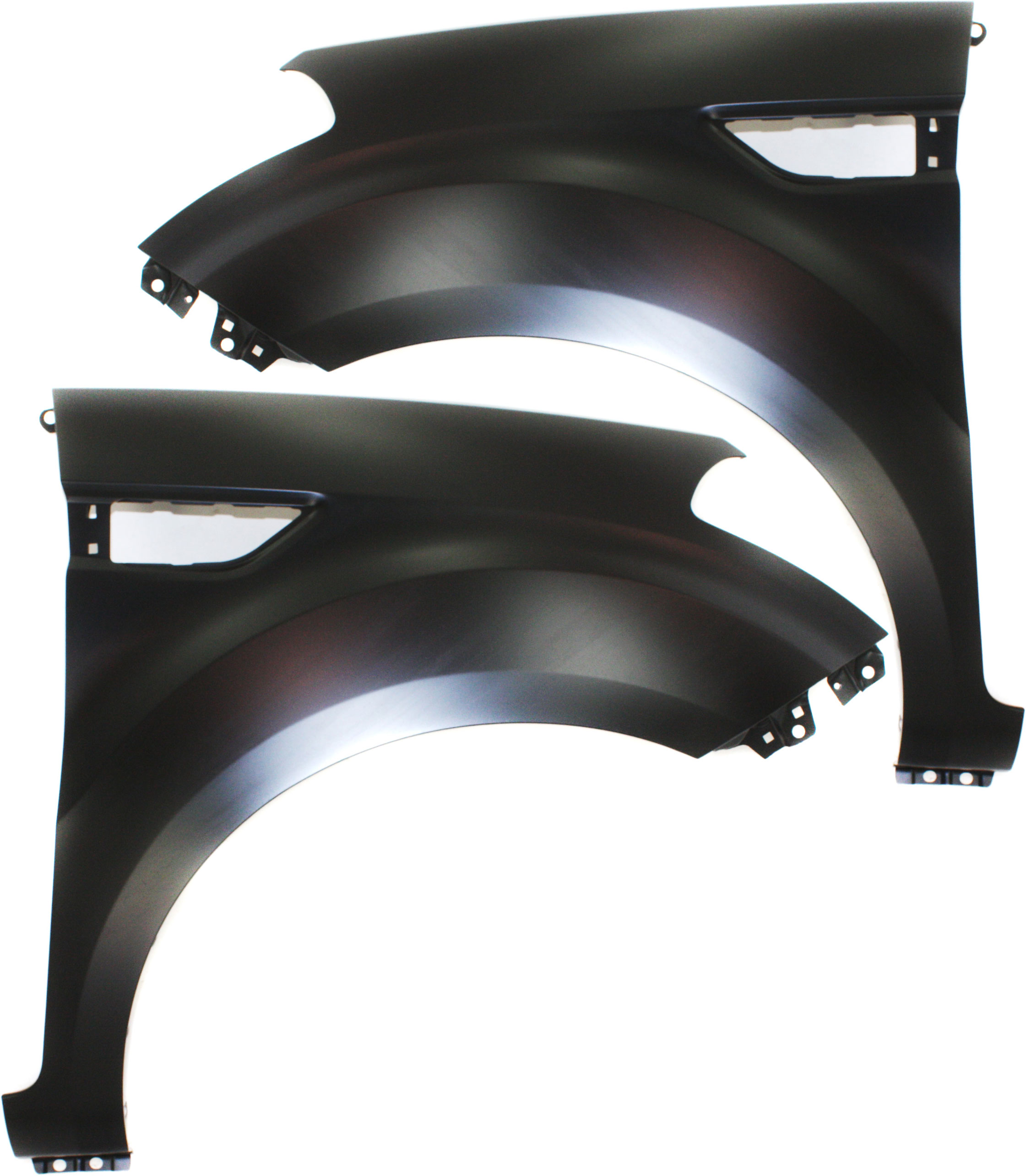 AM SOUL 10-13 FRONT FENDER RH AND LH Primed w o Molding SKU SET REPK220111 Partslink KI1241129 KI1240129 OEM 663212K300-663112K300
