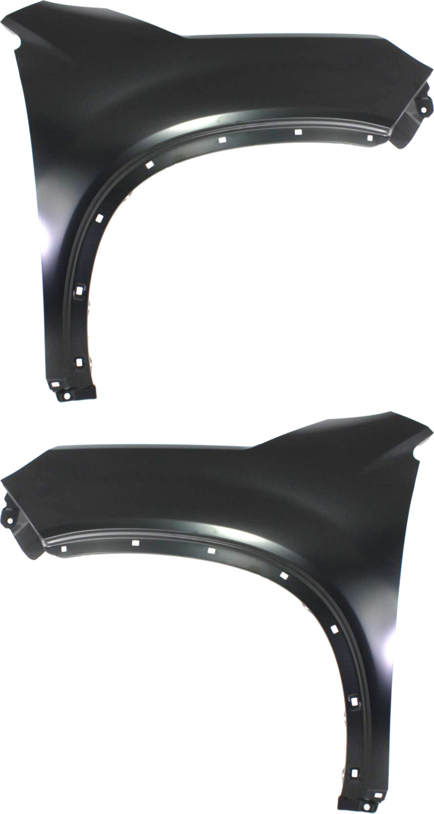 AM SORENTO 11-11 FRONT FENDER RH AND LH Primed w o Side Garnish Hole w o Signal Light Hole SKU SET REPK220117 Partslink KI1241135 KI1240135 OEM 663211U000-663111U000