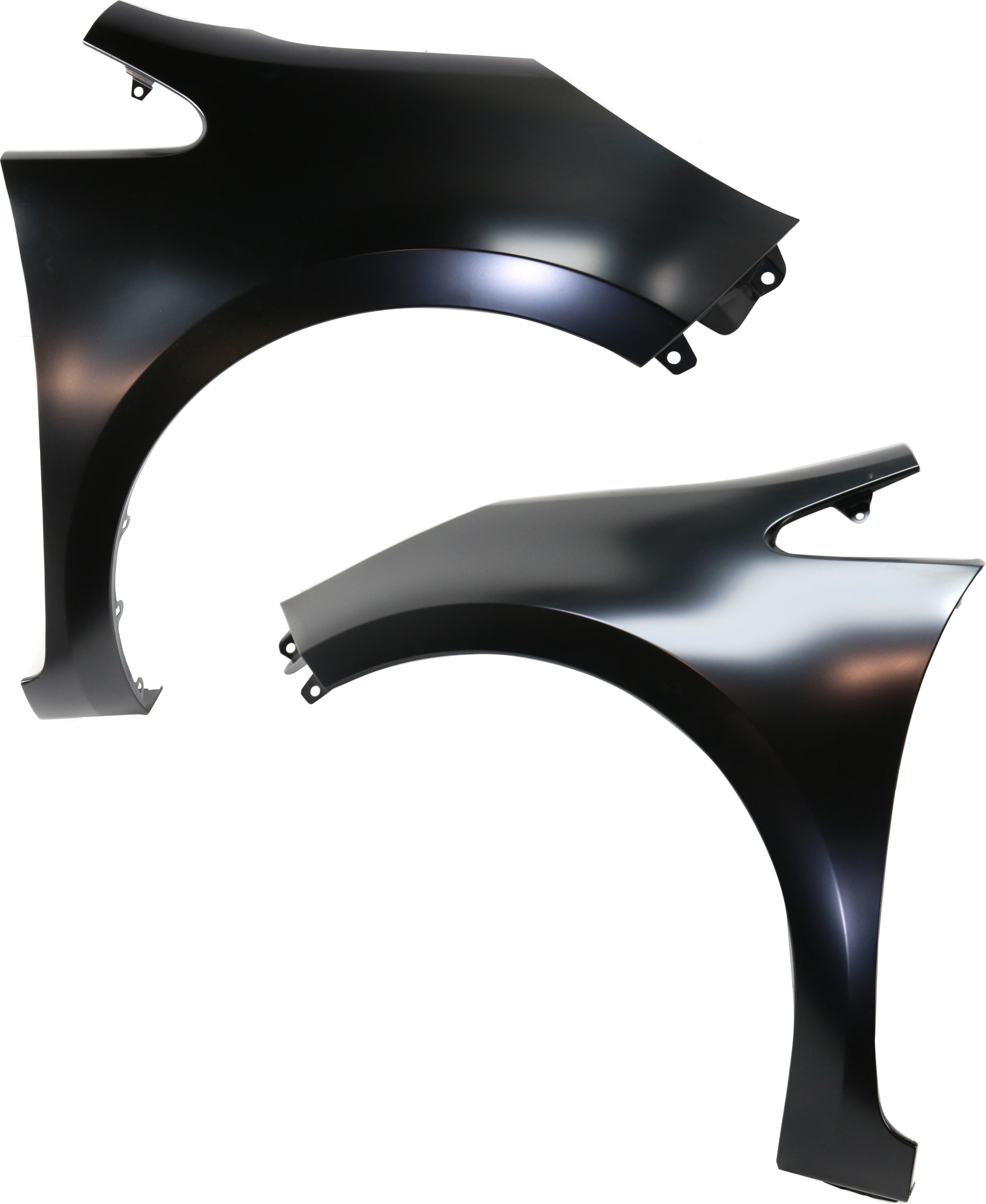 AM RIO 12-17 FRONT FENDER RH AND LH Primed Hatchback Sedan Steel CAPA SKU SET REPK220123Q Partslink KI1241137C KI1240137C OEM 663211W100-663111W100