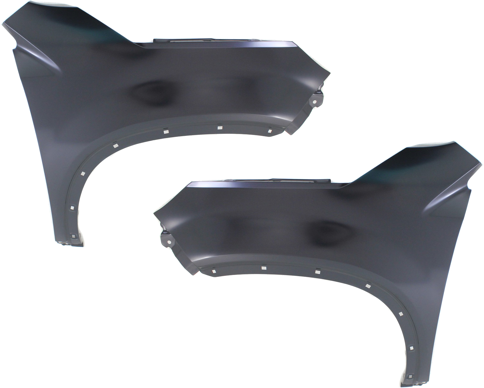 AM SORENTO 12-15 FRONT FENDER RH AND LH Primed Steel w o Side Garnish Hole SKU SET REPK220127 Partslink KI1240139 KI1241139 OEM 663111U001-663211U001
