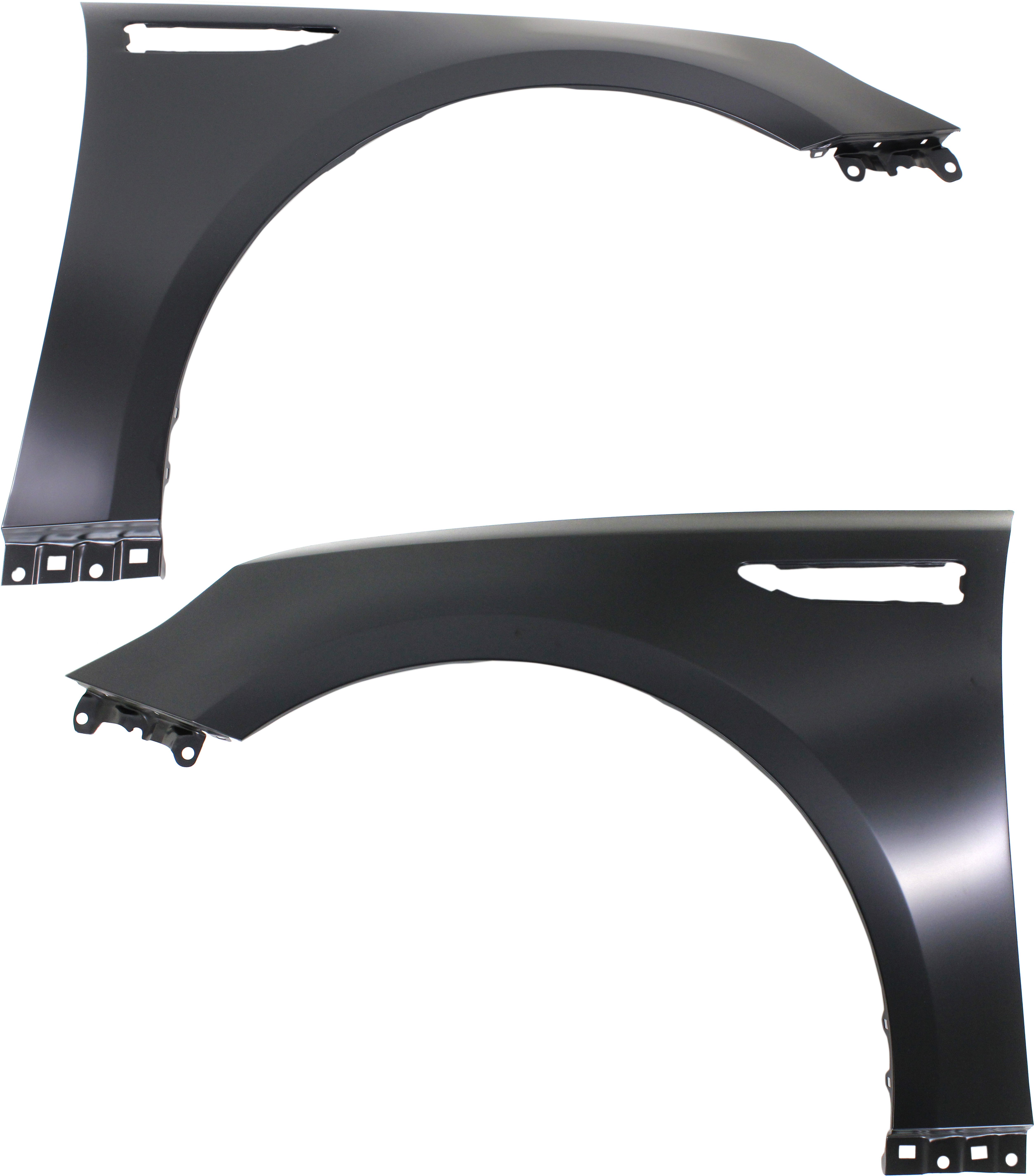 AM OPTIMA 16-20 FRONT FENDER RH AND LH Primed Non Hybrid 16-18 Korea Built 16-20 USA Built Vehicle Vehicle 17-20 Hybrid Models Steel CAPA SKU SET REPK220135Q Partslink KI1241149C KI1240149C OEM 66321D4000A 66311D4000A
