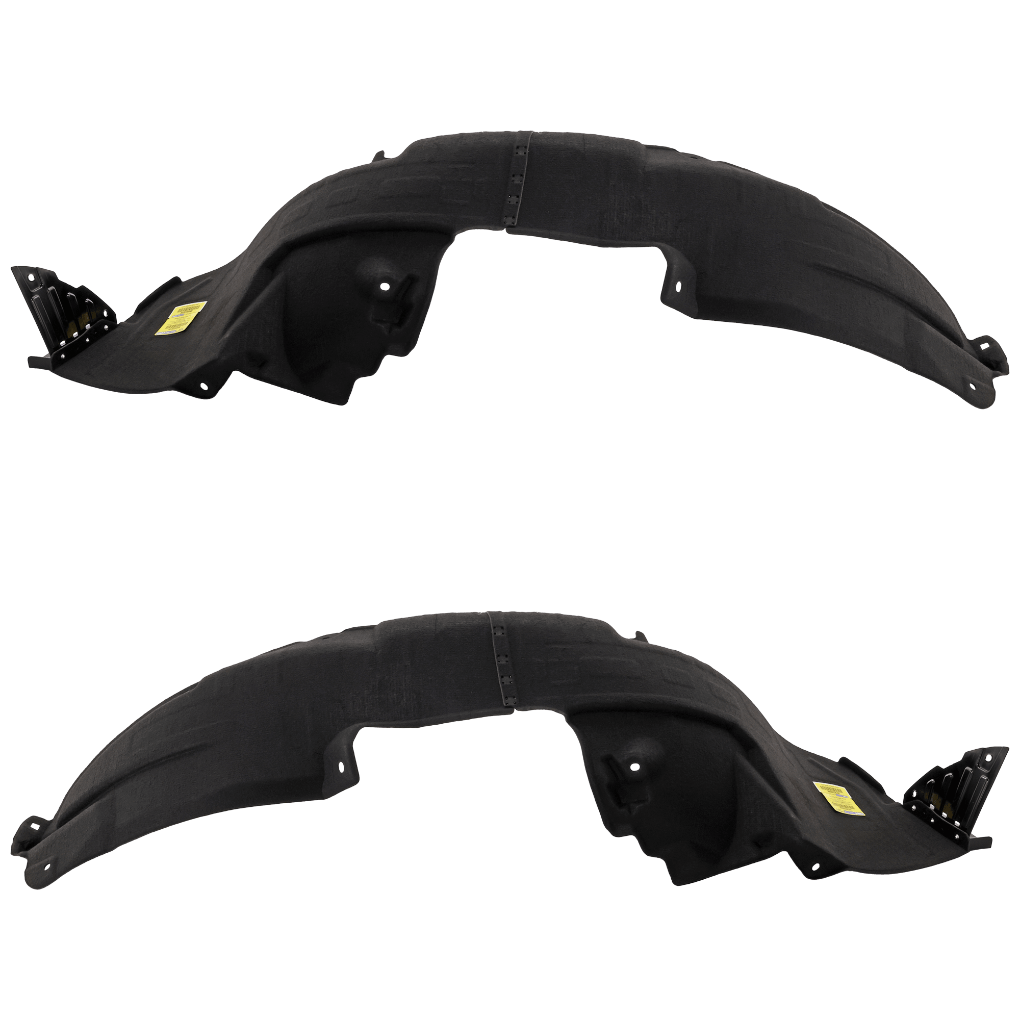 AM SOUL 12-13 FRONT FENDER LINER RH AND LH Plastic Thermo Form CAPA SKU SET REPK222135Q Partslink KI1249127C KI1248127C OEM 868122K500-868112K500
