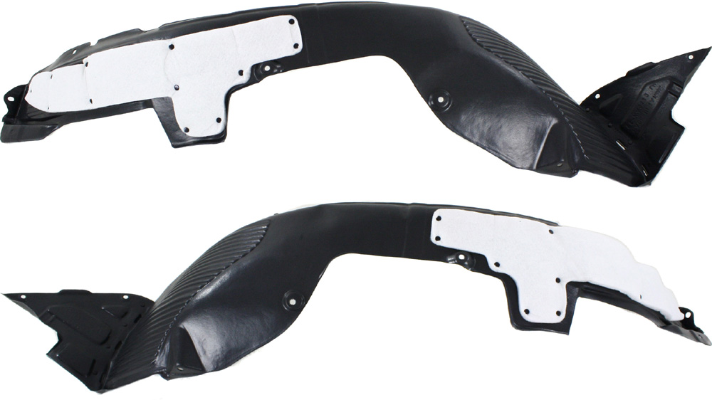 AM FORTE FORTE5-14-16 FRONT FENDER LINER RH AND LH Plastic Vaccum Form w Insulation Foam Forte5 EX LX Models SKU SET REPK222137 Partslink KI1249122 KI1248122 OEM 86812A7000-86811A7000
