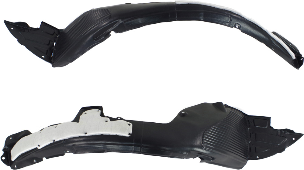 AM FORTE KOUP FORTE5-14-16 FRONT FENDER LINER RH AND LH Vacuum Form w Insulation Foam Forte5 SX Model SKU SET REPK222139 Partslink KI1249128 KI1248128 OEM 86812A7200-86811A7200
