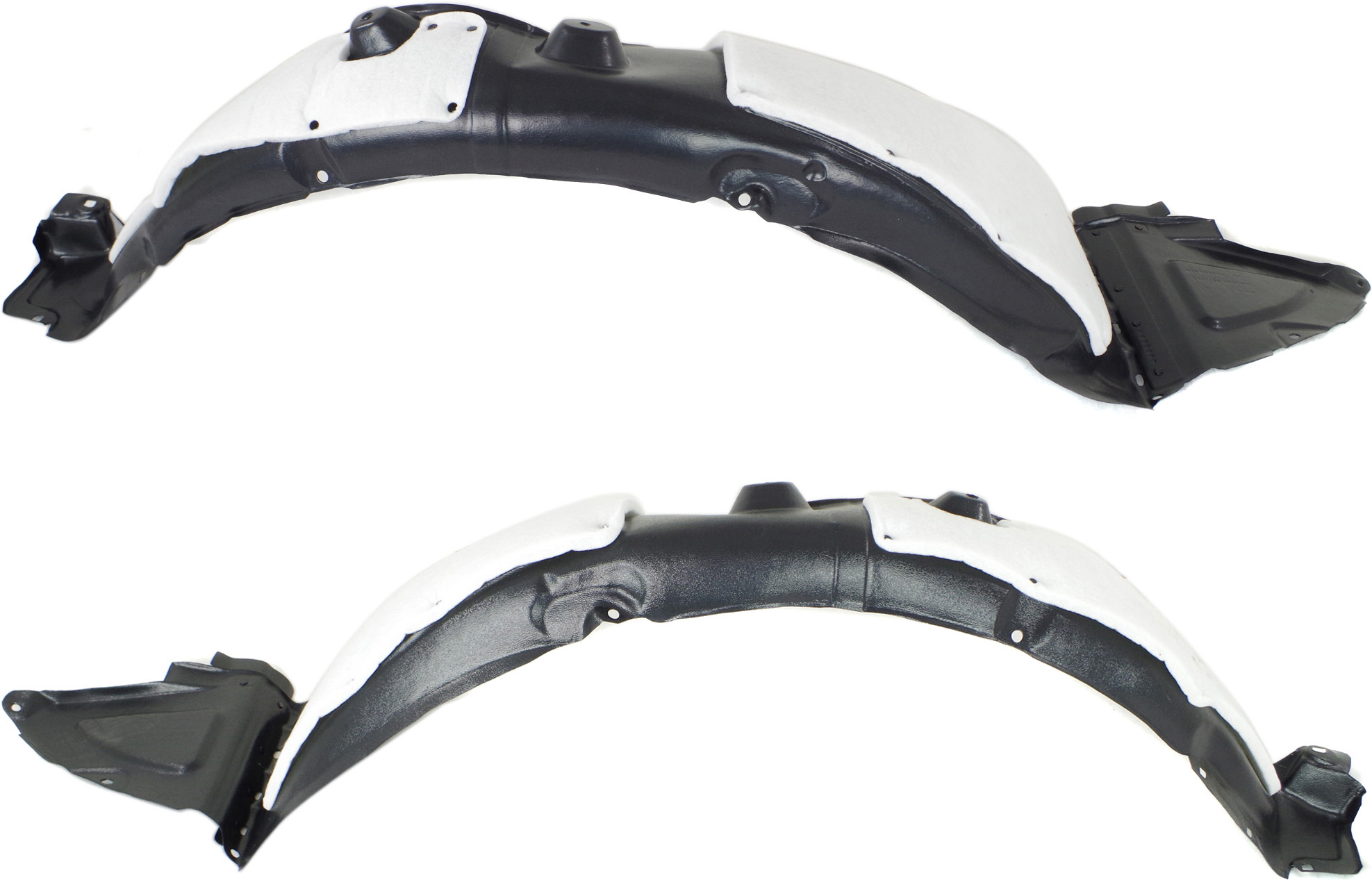AM OPTIMA 12-13 FRONT FENDER LINER RH AND LH Vacuum Form EX LX Models Exc. Hybrid Models USA Built Vehicle SKU SET REPK222143 Partslink KI1248124 KI1249124 OEM 868114C100-868124C100