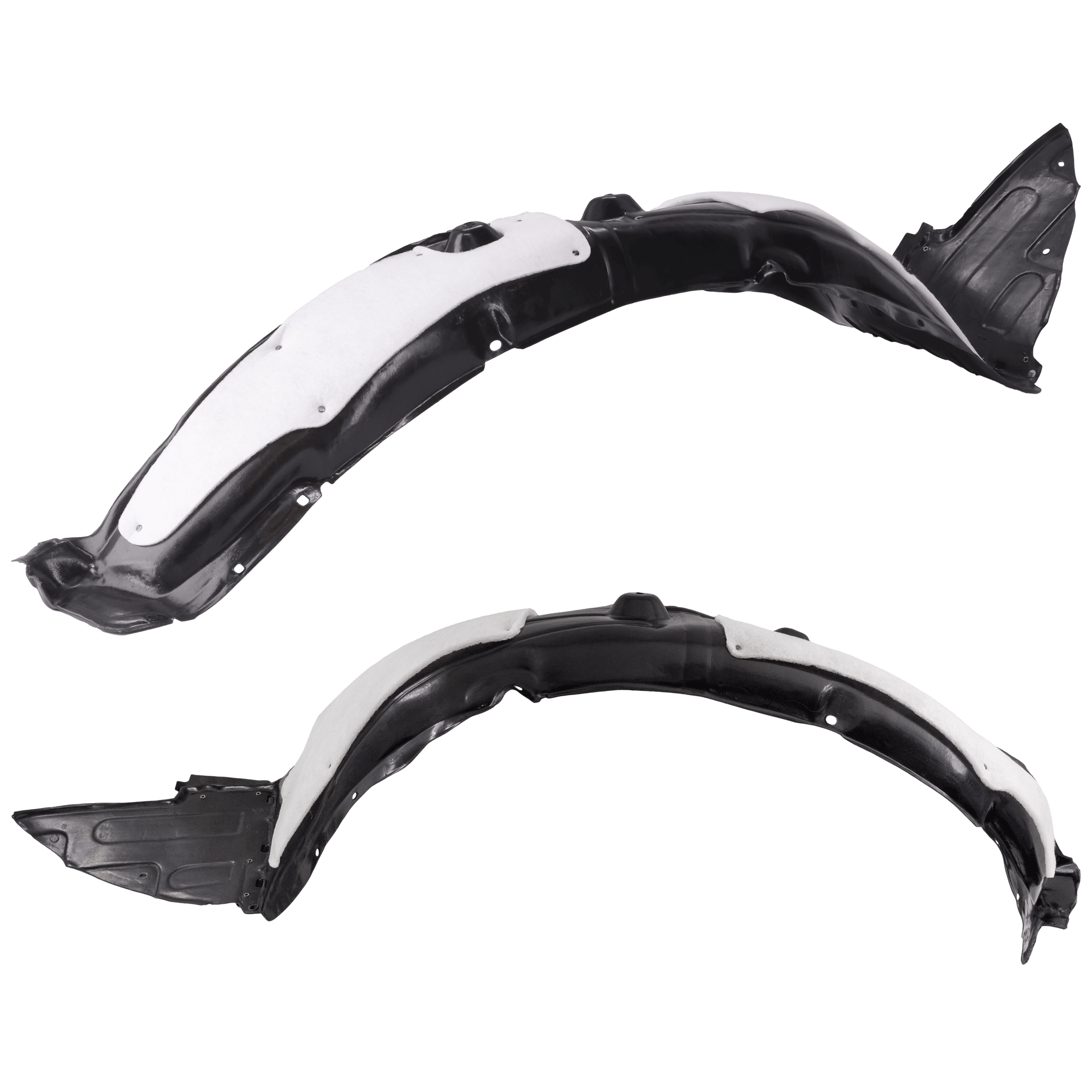 AM OPTIMA 14-15 FRONT FENDER LINER RH AND LH Exc. Hybrid Models USA Built Vehicle w Insulation Foam SKU SET REPK222149 Partslink KI1249131 KI1248131 OEM 868124C500-868114C500