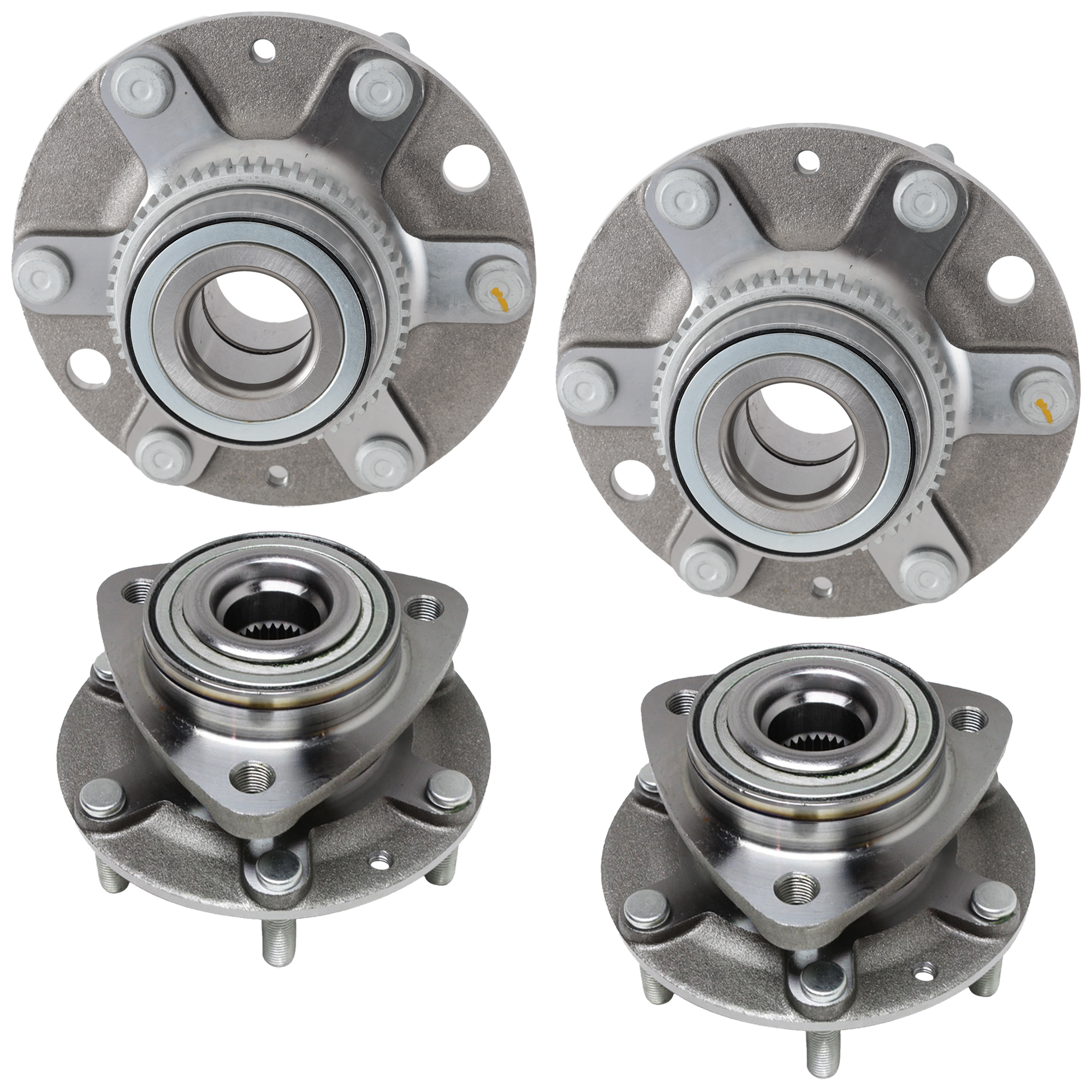 AM ENTOURAGE 07-09 SEDONA 06-14 FRONT AND REAR HUB ASSEMBLY RH AND LH FWD SKU SET REPK283703-4 OEM 516-148-715-090-746-000-000-000-000