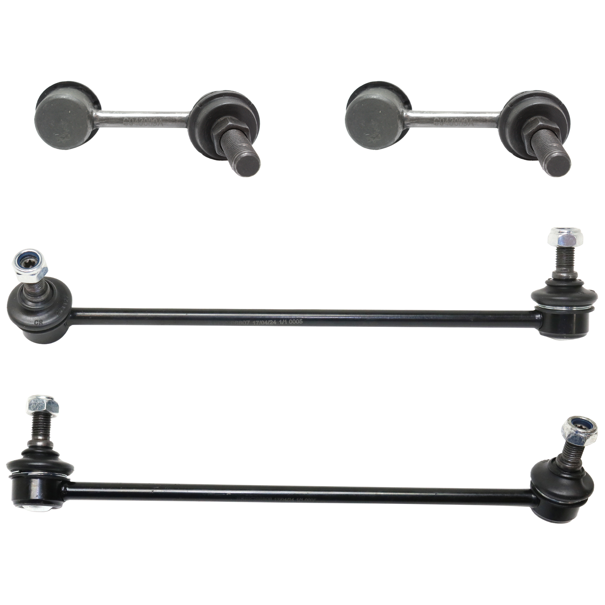 AM SEDONA 06-14 ENTOURAGE 07-09 FRONT AND REAR SWAY BAR LINK RH AND LH Set of 3 SKU SET REPK286807-3 OEM 101-538-210-156-811-000-000-000-000