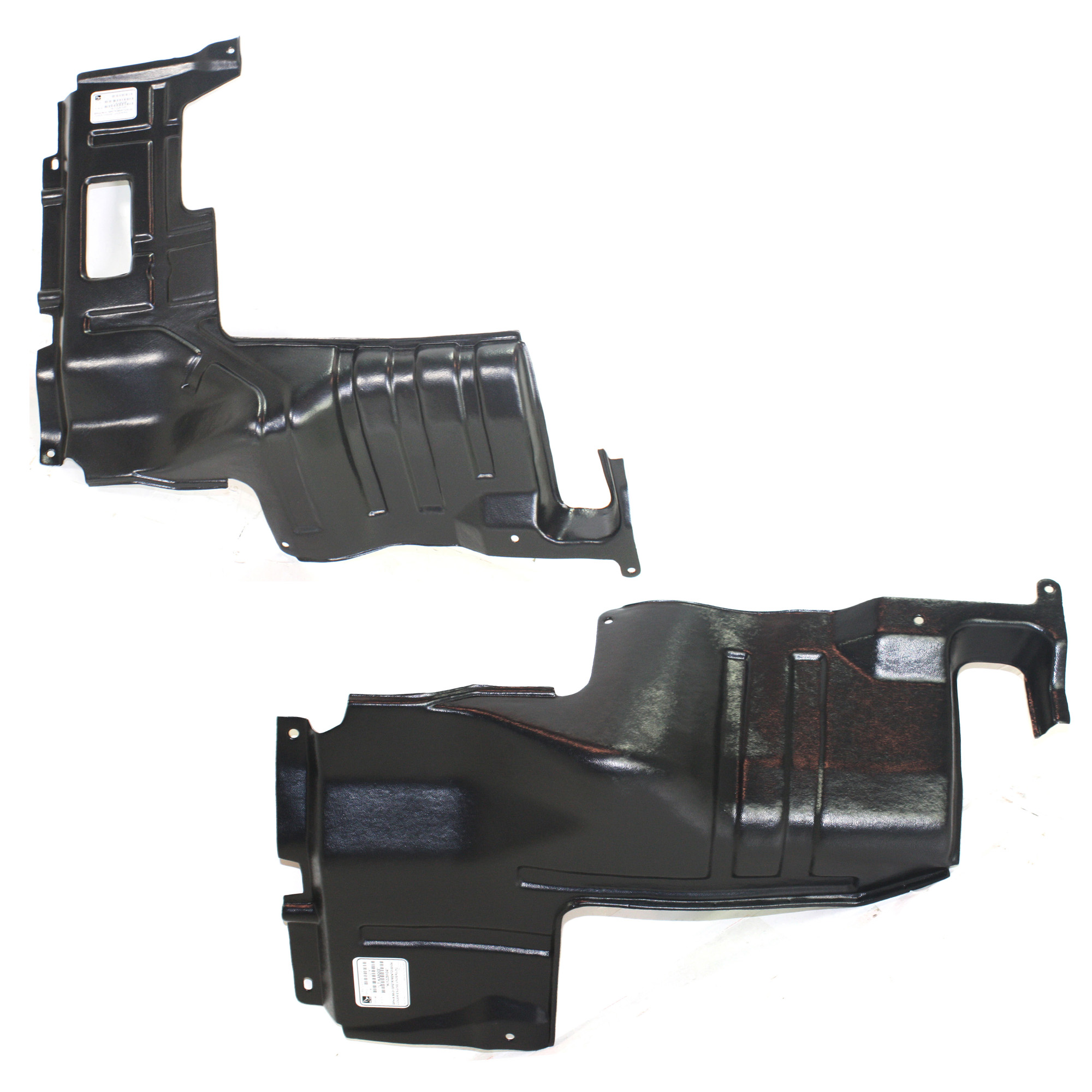AM SEPHIA 98-01 SPECTRA 00-04 ENGINE SPLASH SHIELD RH AND LH Under Cover SKU SET REPK310108 Partslink KI1228105 KI1228104 OEM 0K2A156111B 0K2A156121A
