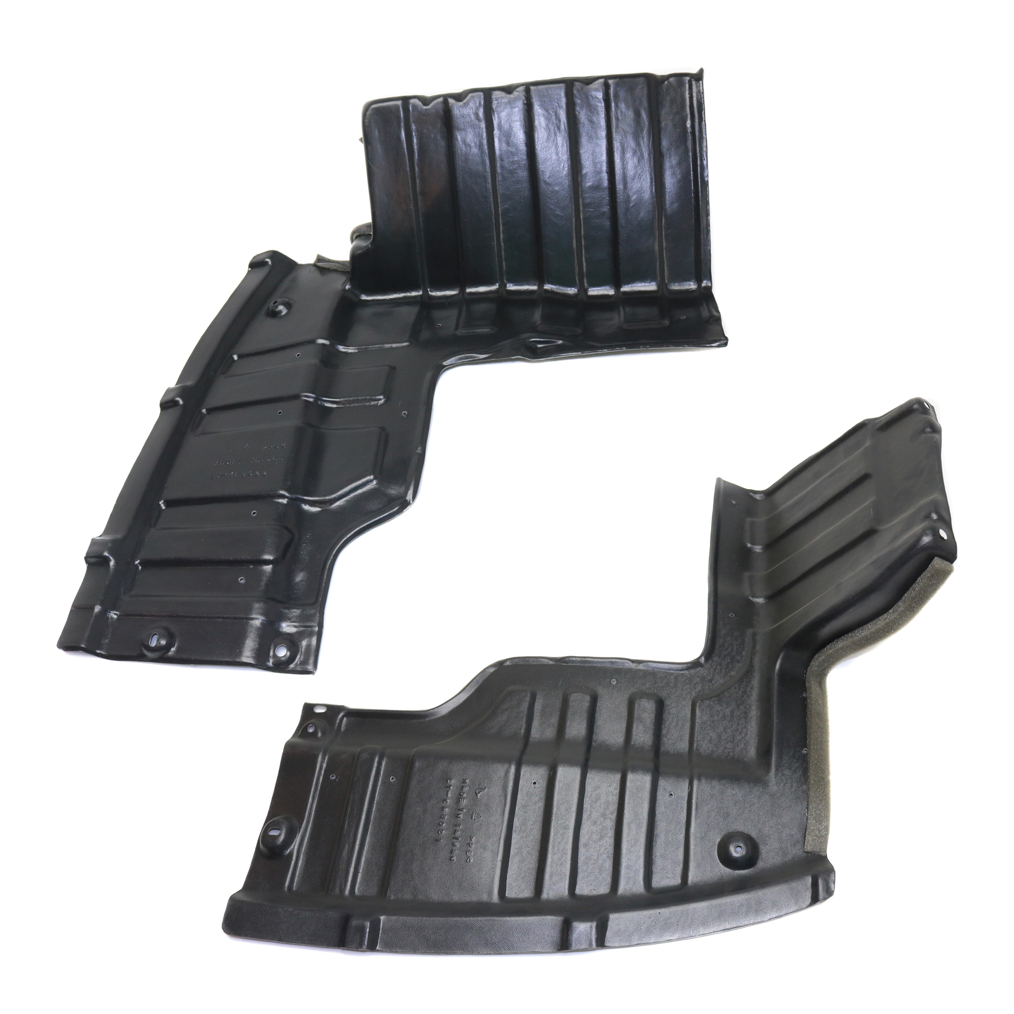 AM RIO 12-13 ENGINE SPLASH SHIELD RH and LH SKU SET REPK310131 Partslink KI1228130 KI1228131 OEM 291201W000-291301W000