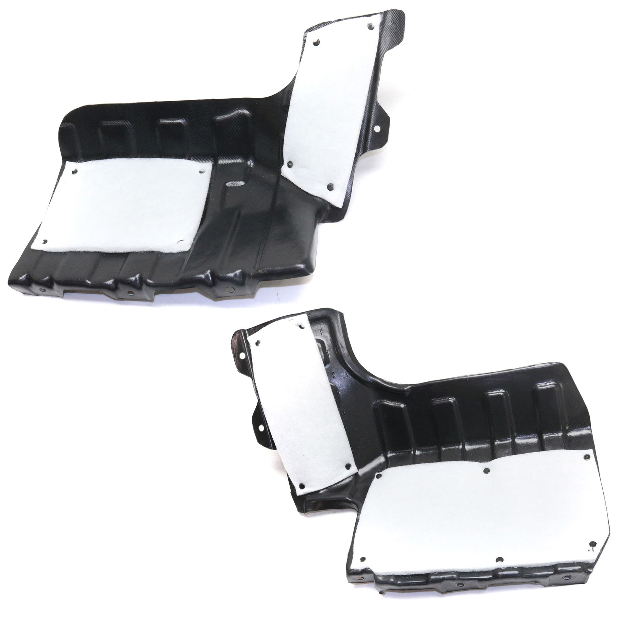 AM SOUL 12-13 ENGINE SPLASH SHIELD Under Cover RH and LH w Insulation Foam SKU SET REPK310135 Partslink KI1228135 KI1228136 OEM 291202K500-291302K100