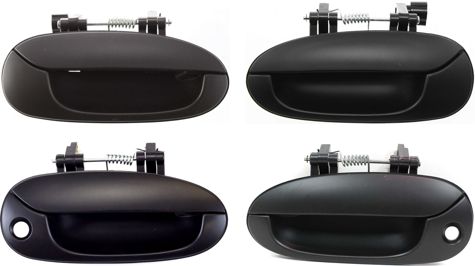 AM SPECTRA 02-04 FRONT AND REAR DOOR HANDLE RH and LH Set of 4 Outer Primed SKU SET REPK462103-4 Partslink KI1311109 KI1310109 KI1521109 KI1520109 OEM 0K2N158410XX 0K2N159410XX 0K2N