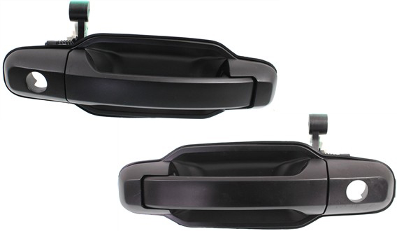 AM SORENTO 03-06 EXTERIOR FRONT DOORHANDLE RH AND LH Primed w Hole SKU SET REPK462117 Partslink KI1311113 KI1310113 OEM 826603E010XX 826503E010XX
