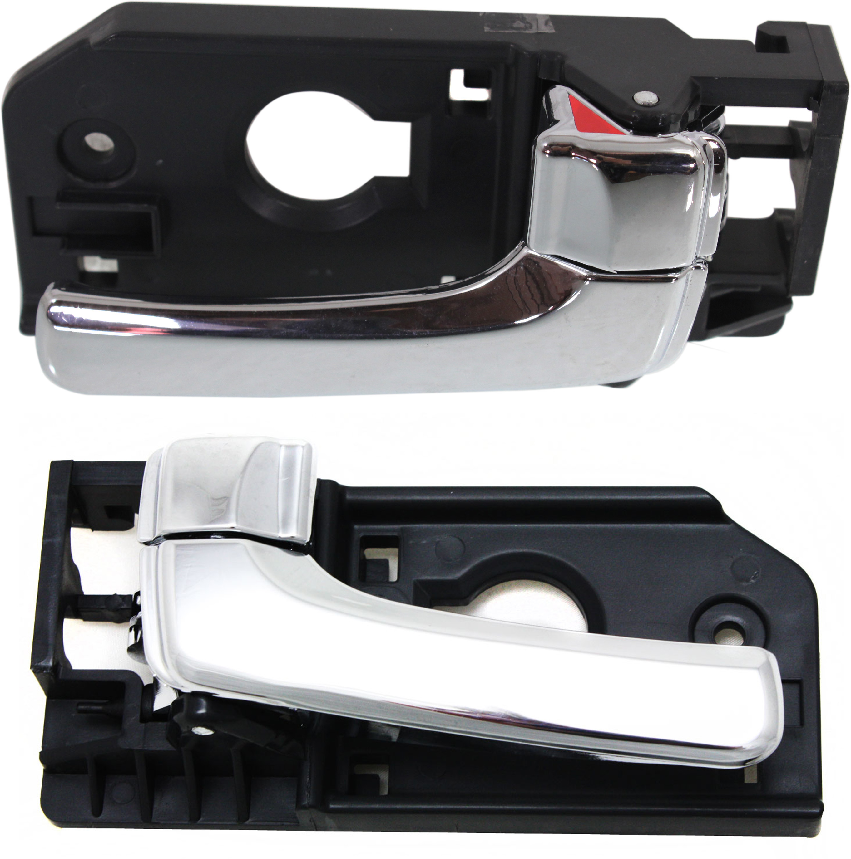AM SEDONA 06-12 ENTOURAGE 07-08 FRONT INTERIOR DOOR HANDLE RH AND LH All Chrome SKU SET REPK462151C Partslink HY1353122 HY1352122 OEM 826204D010-826104D010