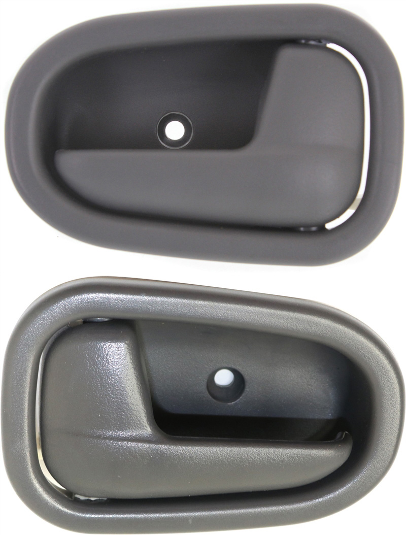 AM SPORTAGE 95-01 FRONT DOOR HANDLE RH and LH Inside Dark Gray Plastic =REAR SKU SET REPK462315 Partslink KI1353110 KI1352110 OEM 0K0185833096-0K0185933096