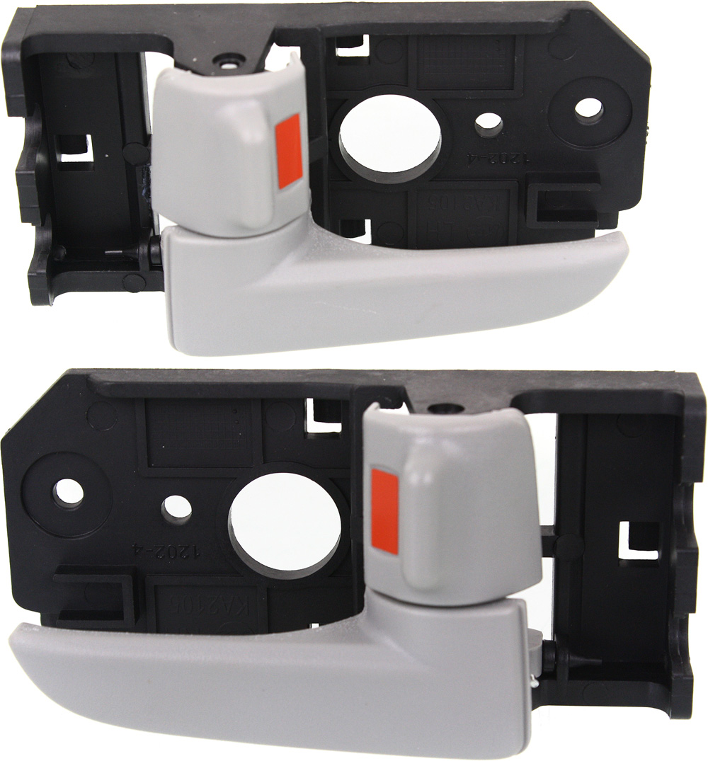 AM SPECTRA SPECTRA5-04-09 FRONT DOOR HANDLE RH and LH Inside Light Gray Plastic =REAR SKU SET REPK462341 Partslink KI1353118 KI1352118 OEM 826202F00087-826102F00087