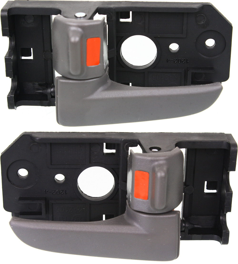 AM SPECTRA 04-04 FRONT DOOR HANDLE RH and LH Inside Deep Gray Plastic =REAR SKU SET REPK462345 OEM 826202F000NZ 826102F000NZ