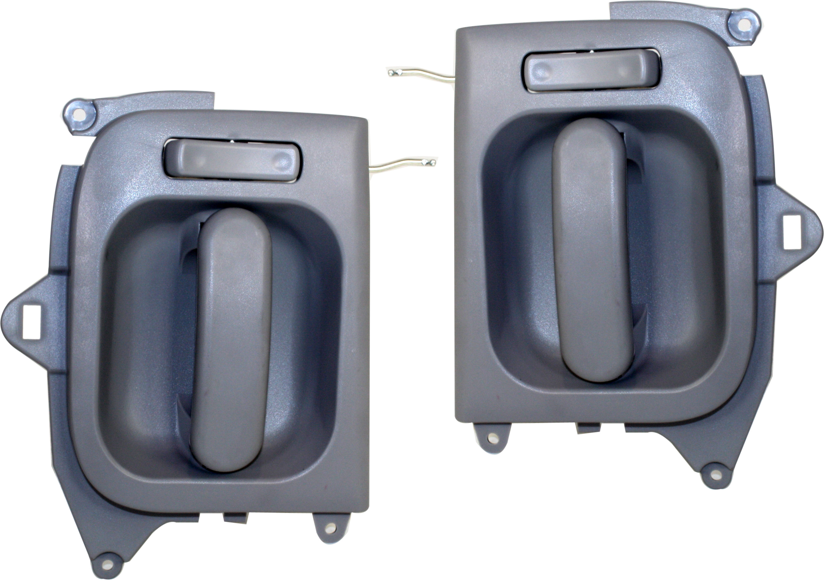 AM SEDONA 02-05 REAR INTERIOR DOOR HANDLE RH AND LH Gray SKU SET REPK491315 Partslink KI1553100 KI1552100 OEM 0K53A7233044-0K53A7333044