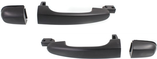 AM SPECTRA 04-09 REAR EXTERIOR DOOR HANDLE RH AND LH Primed Black Handle+Cover New Body Style SKU SET REPK491333 Partslink KI1521119 KI1521122 KI1520119 OEM 836602F000 PFM 836802F000-8365