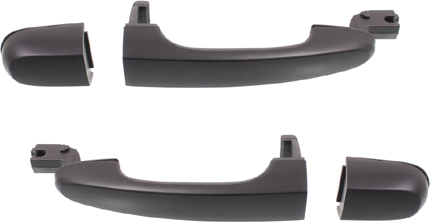 AM SPORTAGE 05-10 REAR EXTERIOR DOOR HANDLE RH AND LH Smooth Material Black Handle + Cap SKU SET REPK491337 Partslink KI1520120 OEM 836611F010-836511F010 PFM
