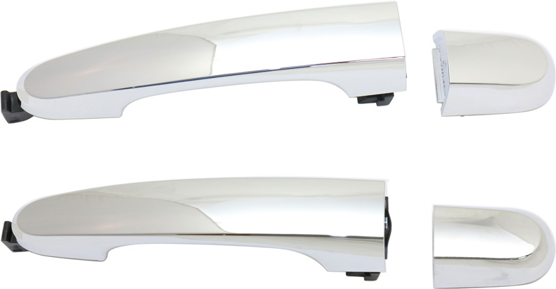 AM SORENTO 11-15 REAR EXTERIOR DOOR HANDLE RH AND LH Set of 2 Outside Chrome Handle+Cover w o Smart Key System SKU SET REPK491387 OEM 826511U010-836521U010-836621U0